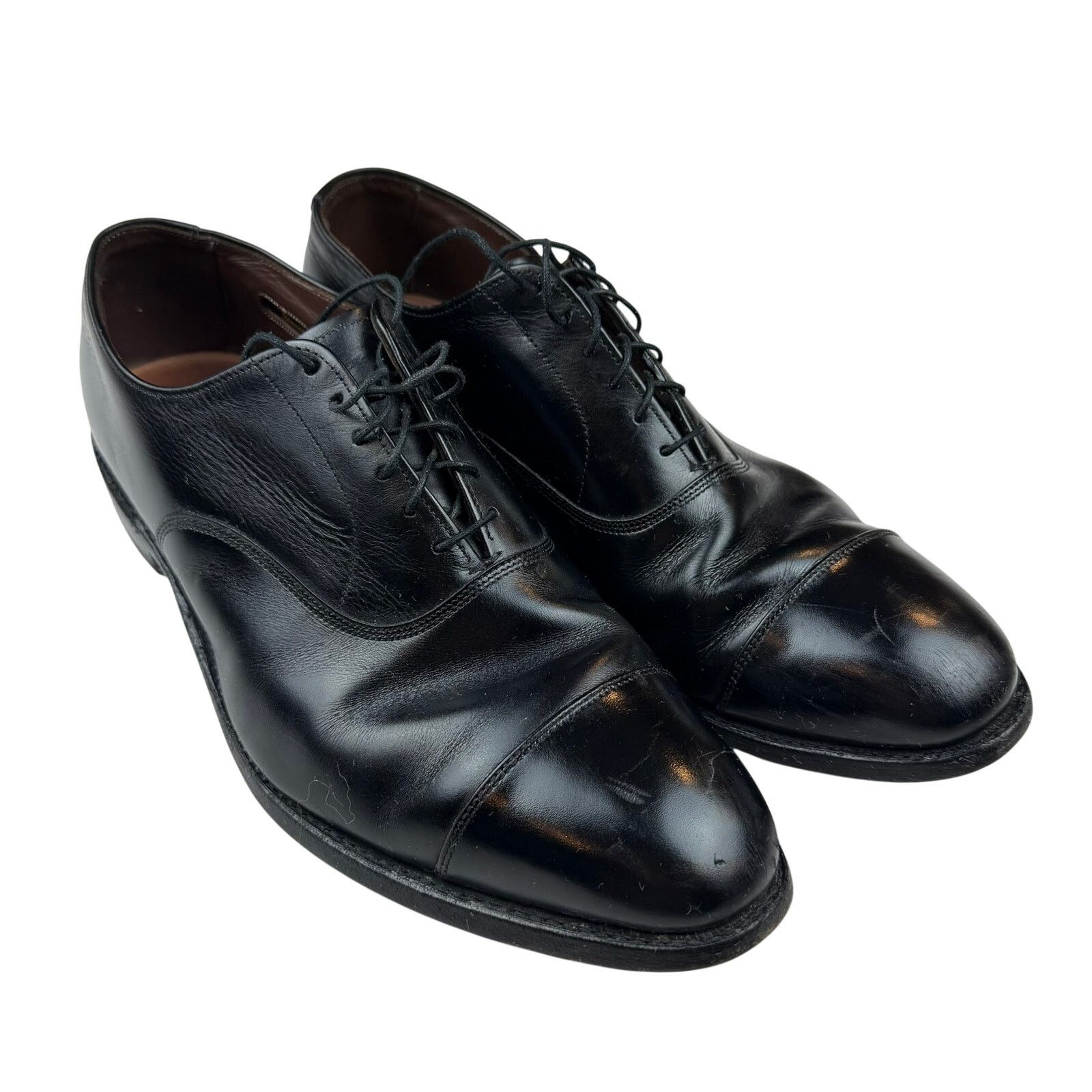 Allen Edmonds Allen Edmonds Park Avenue Black Cap Toe Oxford 10.5 D Size US 10.5 / EU 43-44 - 2 Thumbnail