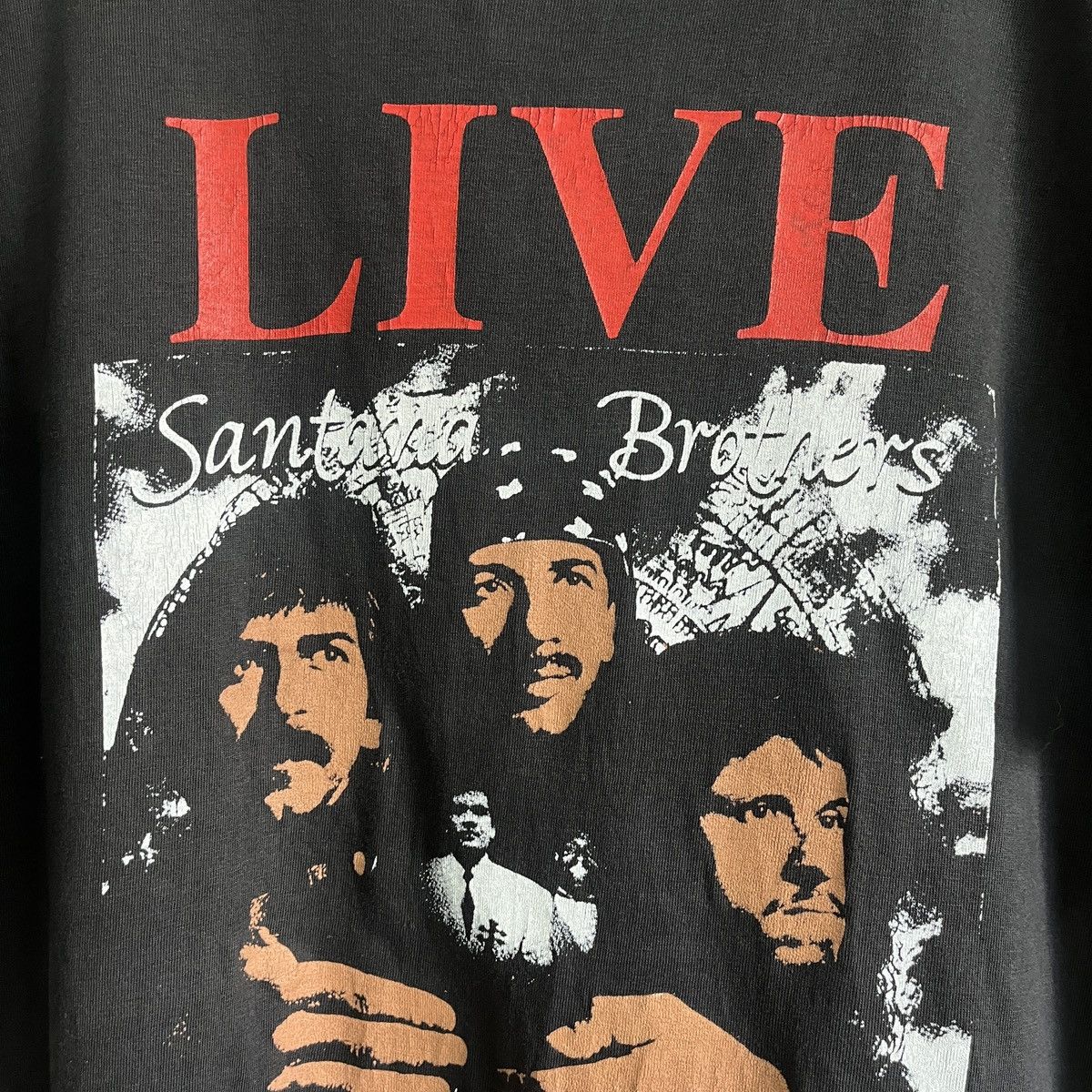 Band Tees × Vintage Rock Santana Brothers In Concert Tour 95 TShirt Size US L / EU 52-54 / 3 - 7 Thumbnail