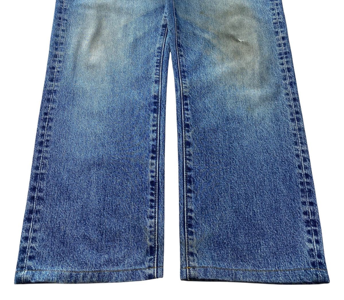 Uniqlo Uniqlo Faded Blue Wash Style Straight Leg Jeans Size US 35 - 5 Thumbnail