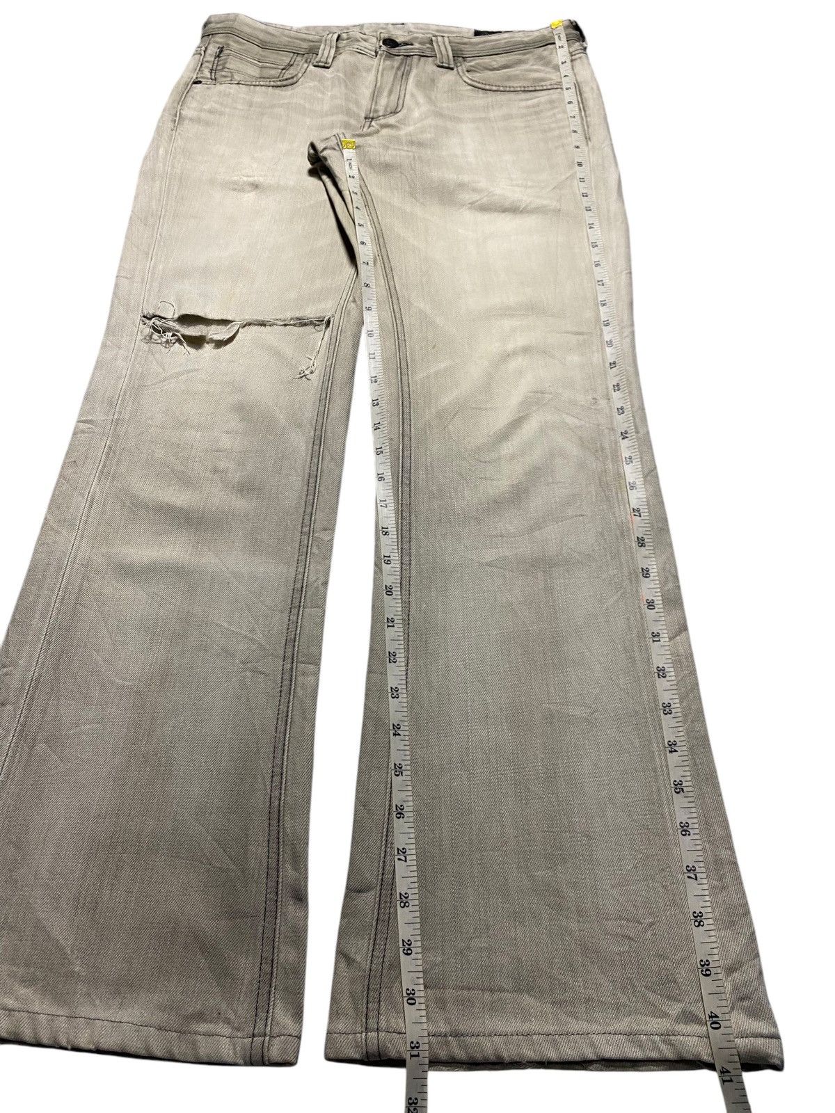 Japanese Brand Vintage The Tailored With Big John Distressed Wide Leg Jeans Size US 34 / EU 50 - 16 Thumbnail