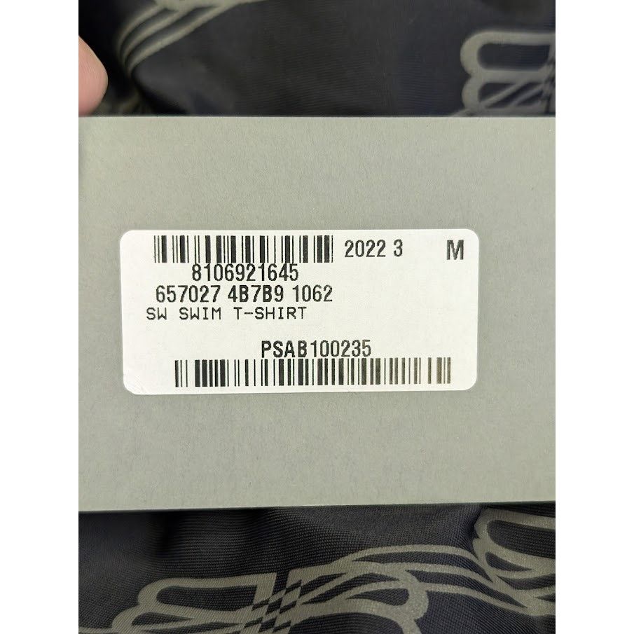 Balenciaga o1rshd1 Swimwear SW Swim T-Shirt in Black/White Size US M / EU 48-50 / 2 - 18 Thumbnail