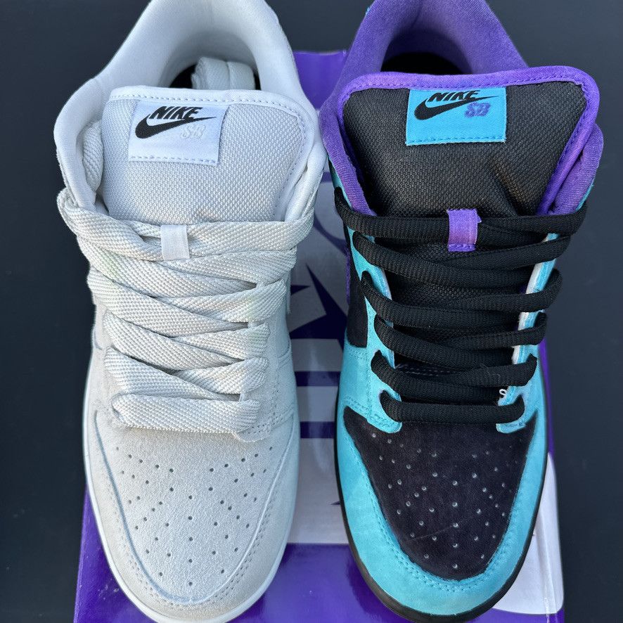 Nike Size 10 - Nike SB Dunk Low Custom Skeletor Teal Purple Black Size US 10 / EU 43 - 14 Thumbnail
