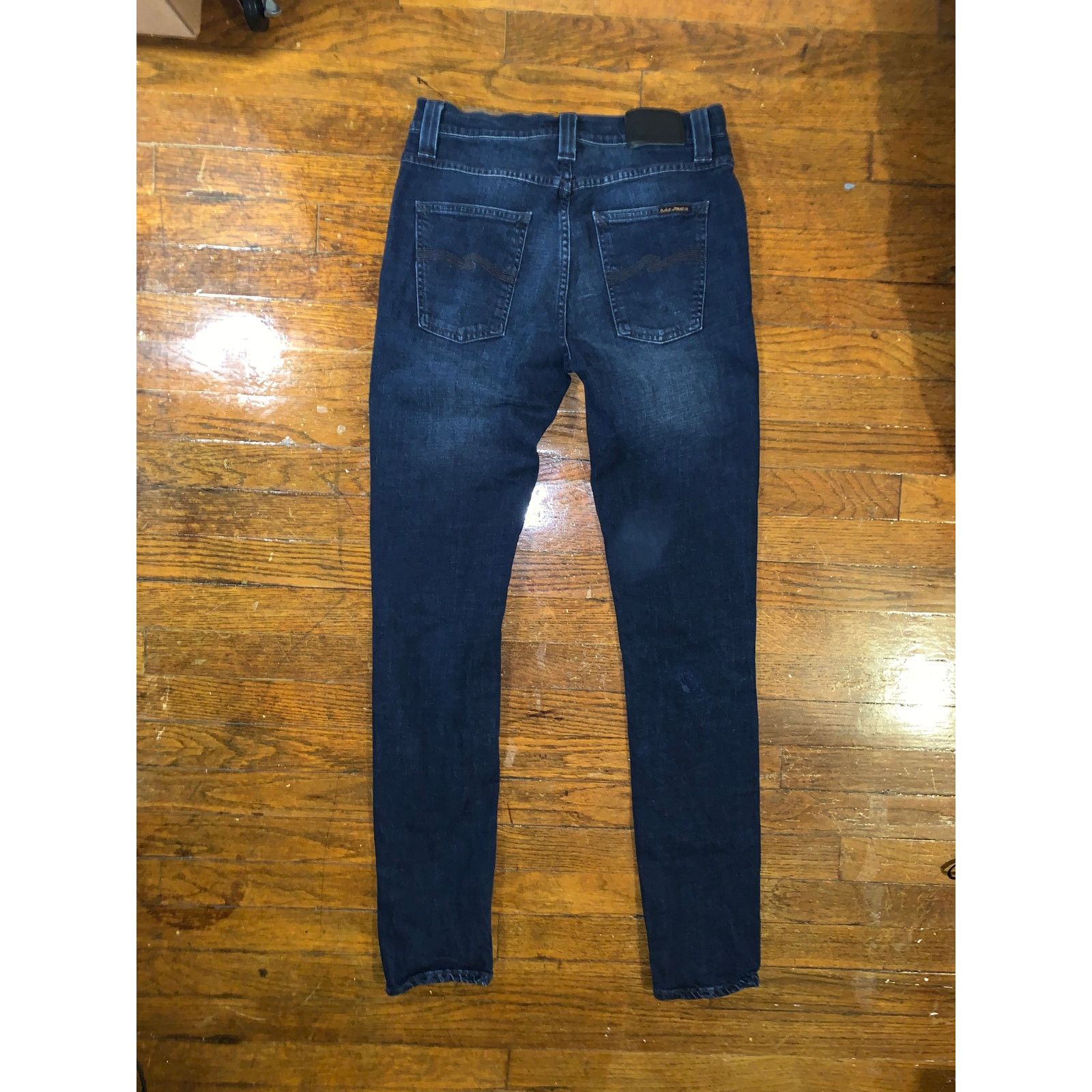 Nudie Jeans Nudie Jeans Lean Dean Dark Wash Jeans Men’s 30x34 Slim Taper Size US 30 / EU 46 - 2 Thumbnail