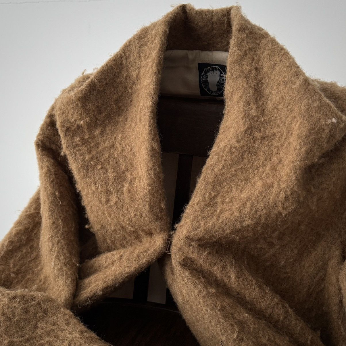 Bernhard Willhelm Bernhard Willhelm 'Keep It Unreal' Wool Cocoon Coat Size S / US 4 / IT 40 - 3 Thumbnail
