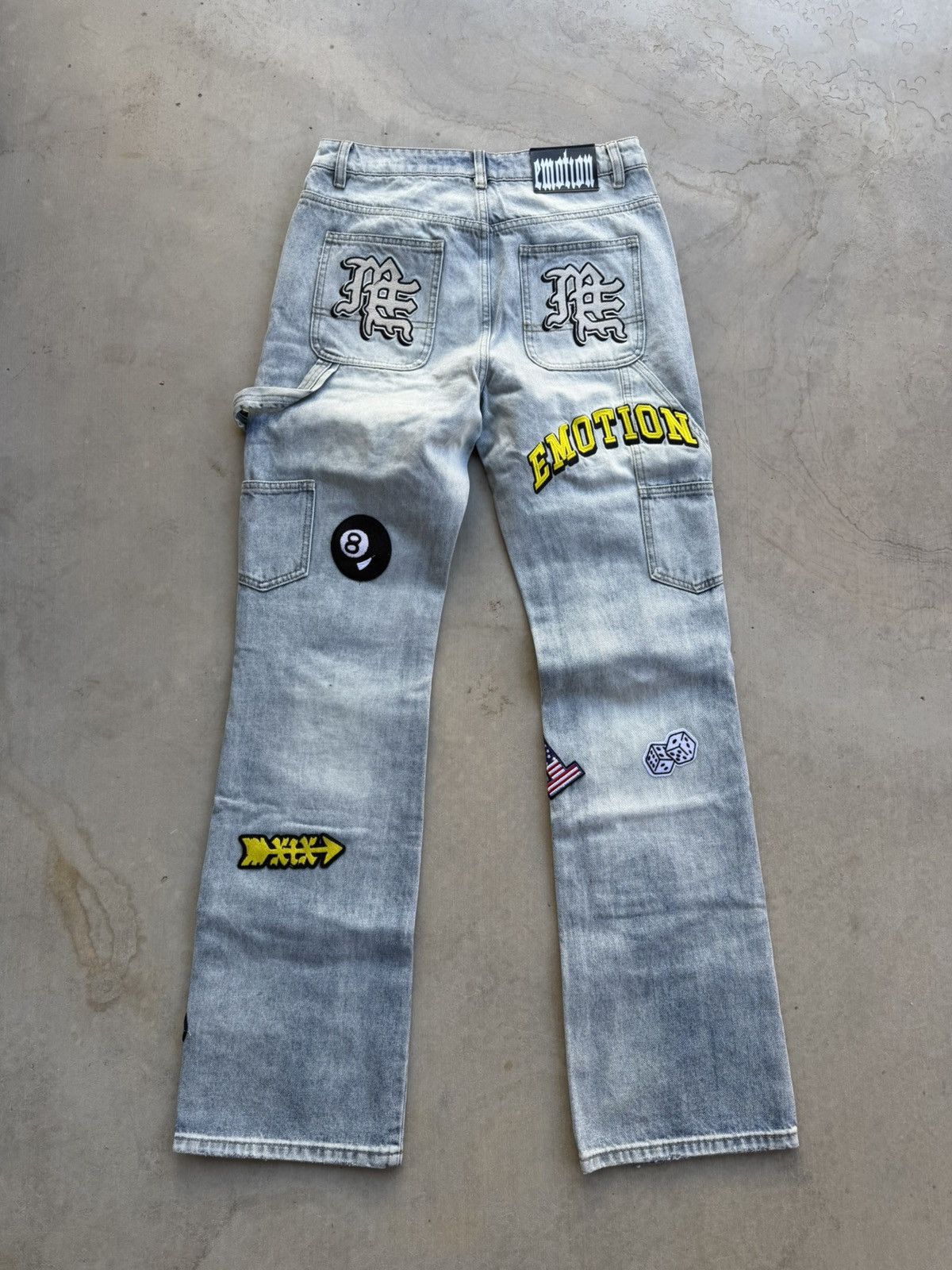 Other Mixed Emotions Worker Jean Blue Patch 30 New With Tags Size US 30 / EU 46 - 2 Thumbnail