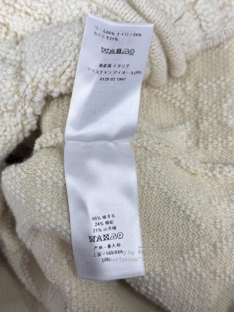 Dior Dior Rattan plaid white plush hooded zipper jacket Size XS / US 0-2 / IT 36-38 - 6 Thumbnail