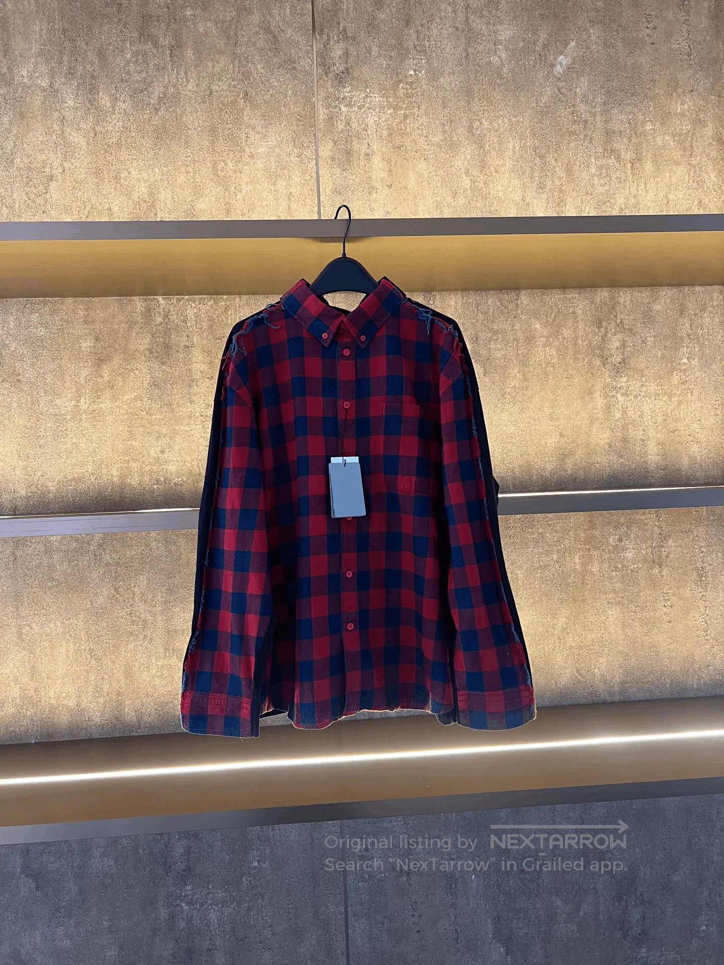 Balenciaga Balenciaga Spliced Shirt. Size XS / US 0-2 / IT 36-38 - 1 Thumbnail