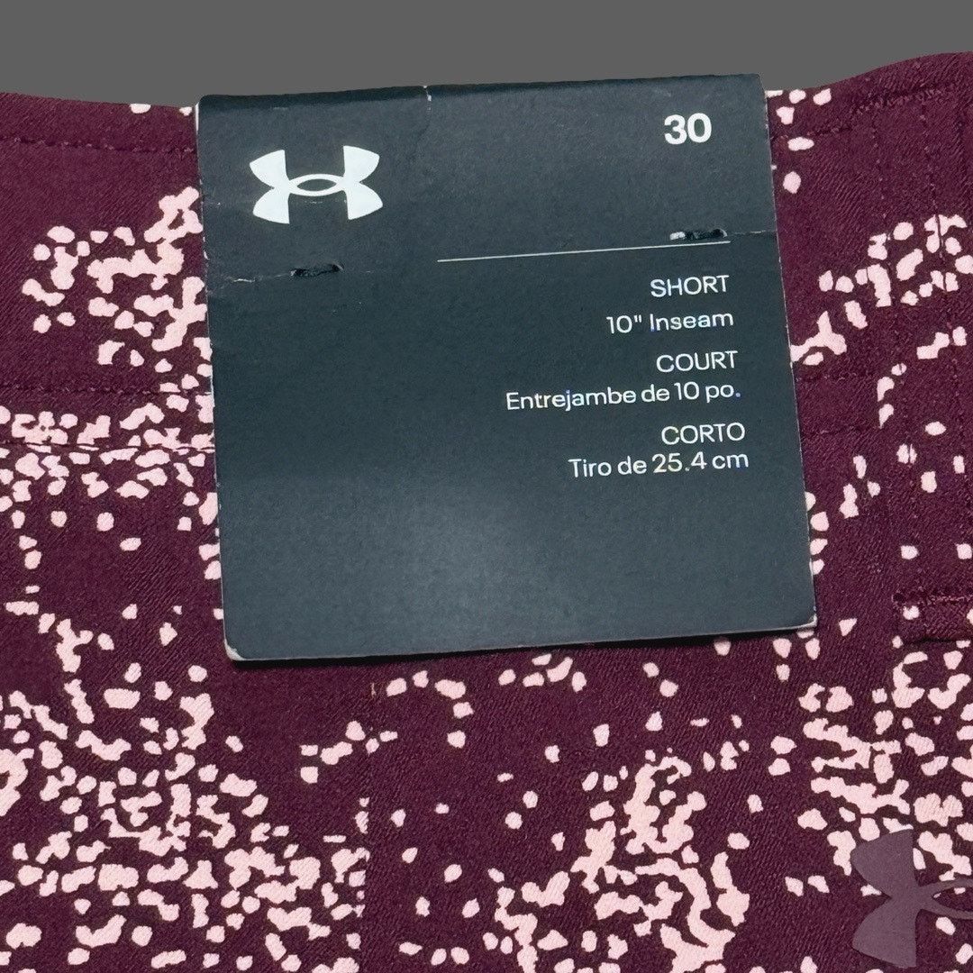 Under Armour Under Armour UA Golf Short Printed Short Sz 30 NWT Burgundy Size US 30 / EU 46 - 7 Thumbnail