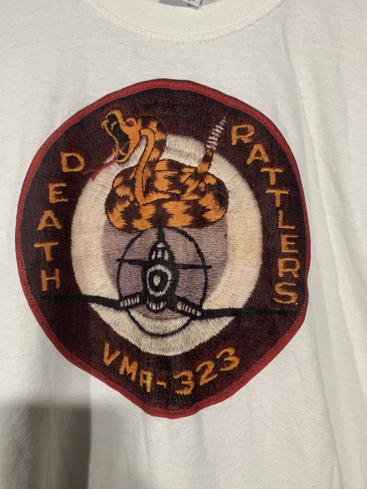 Vintage VTG DEATH RATTLERS VMC 323 SHIRT Size US XL / EU 56 / 4 - 2 Thumbnail