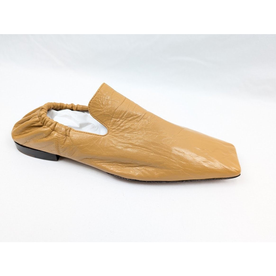 Bottega Veneta o1rshd1 Q:2 / Rubber Sole / Leather Crunch Lux Shoes Sahara Size US 8.5 / EU 41-42 - 2 Thumbnail