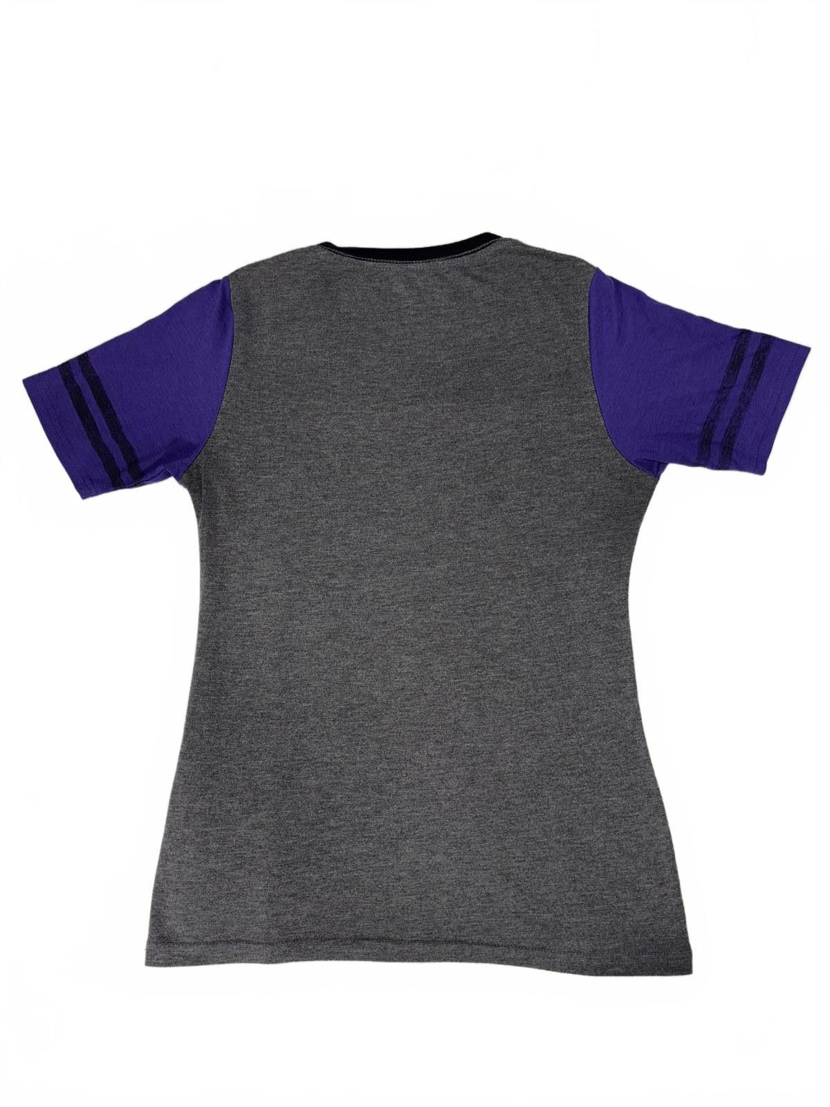 Colosseum Athletics Colosseum Women's UW Huskies Tee - Gray & Purple Spirit Wear Size M / US 6-8 / IT 42-44 - 3 Thumbnail
