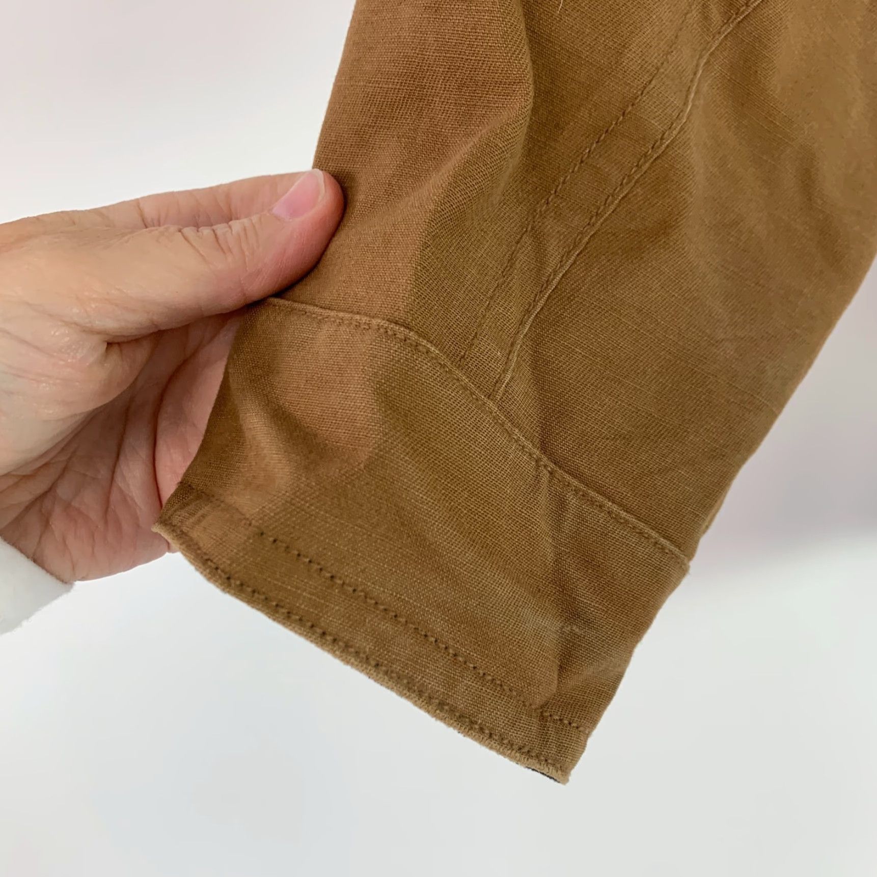 Vintage VINTAGE L.L. Bean Jacket Mens XL Brown Canvas Cotton Mid-Length Full Zip 54in Chest Workwear Casual Winters Size US XL / EU 56 / 4 - 3 Thumbnail