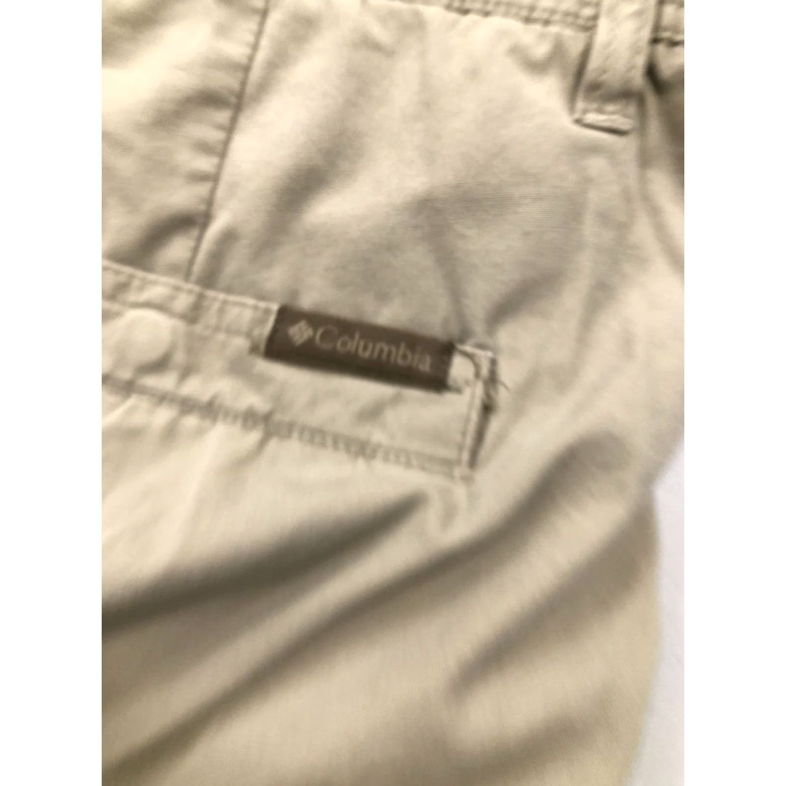 Vintage Columbia Men's Cargo Hiking Shorts Beige Size 34 Lightweight Outdoors Pockets Size US 34 / EU 50 - 7 Thumbnail