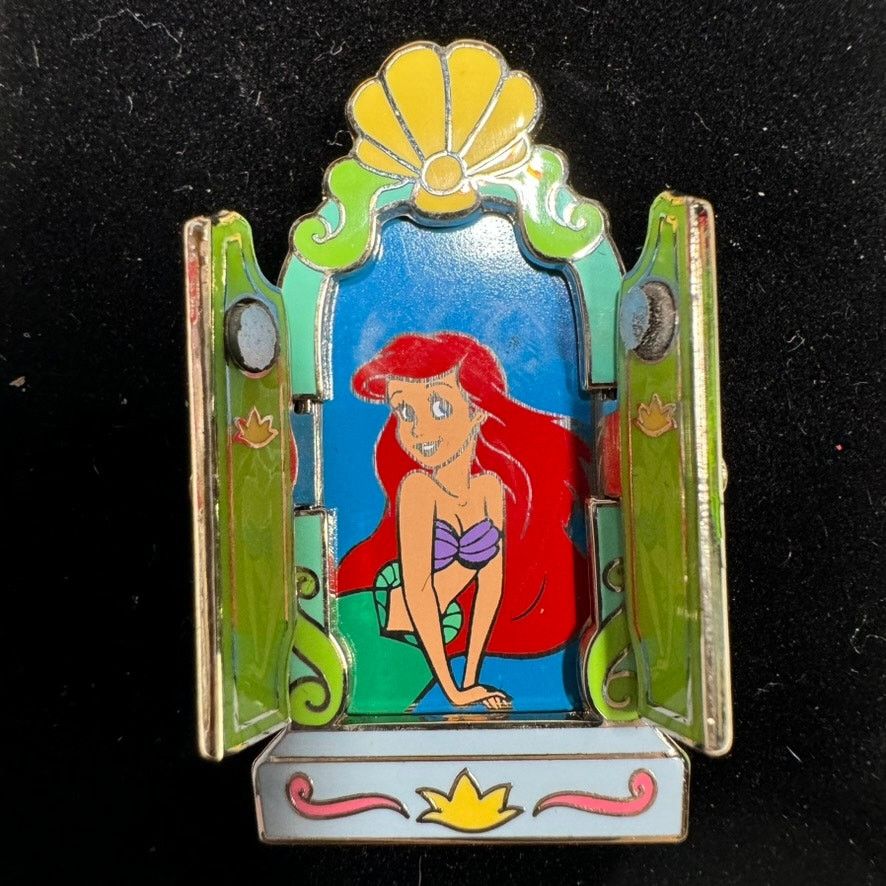 Disney Disney Ariel Hinged Door Pin Little Mermaid 2002 LE Official Size ONE SIZE - 1 Thumbnail