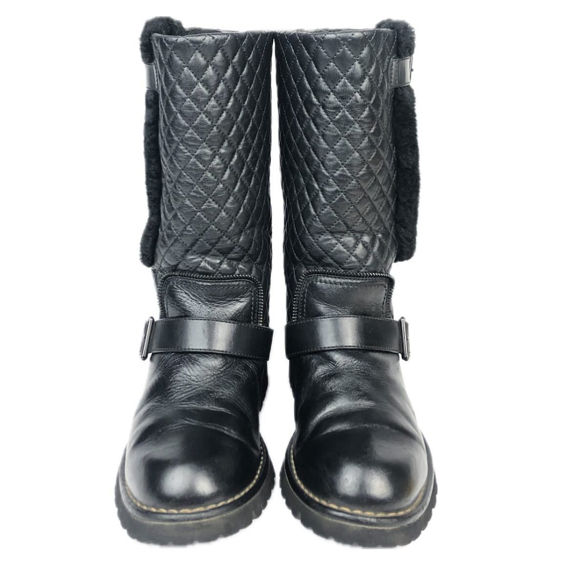 Chanel Chanel Karl Lagerfeld moto boots Size US 9 / IT 39 - 3 Thumbnail