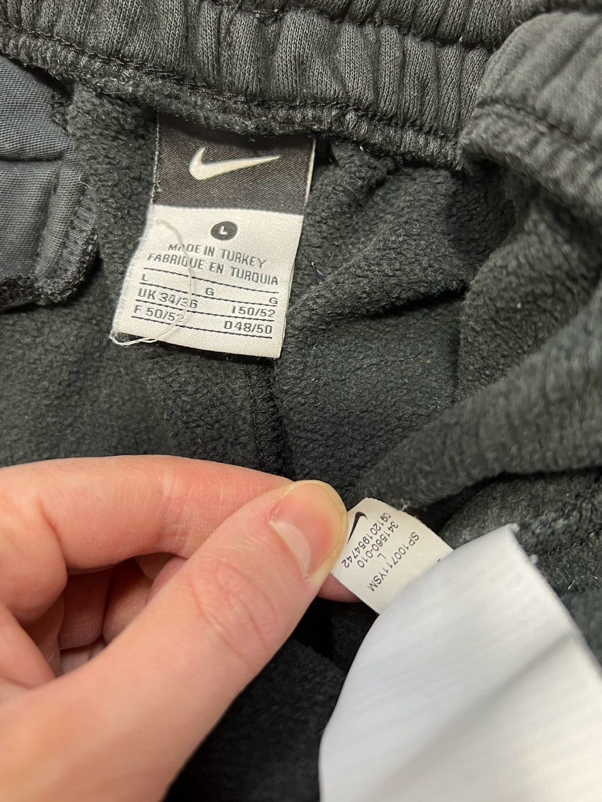 Nike Baggy Pants Nike y2k logo black Size US 36 / EU 52 - 4 Thumbnail