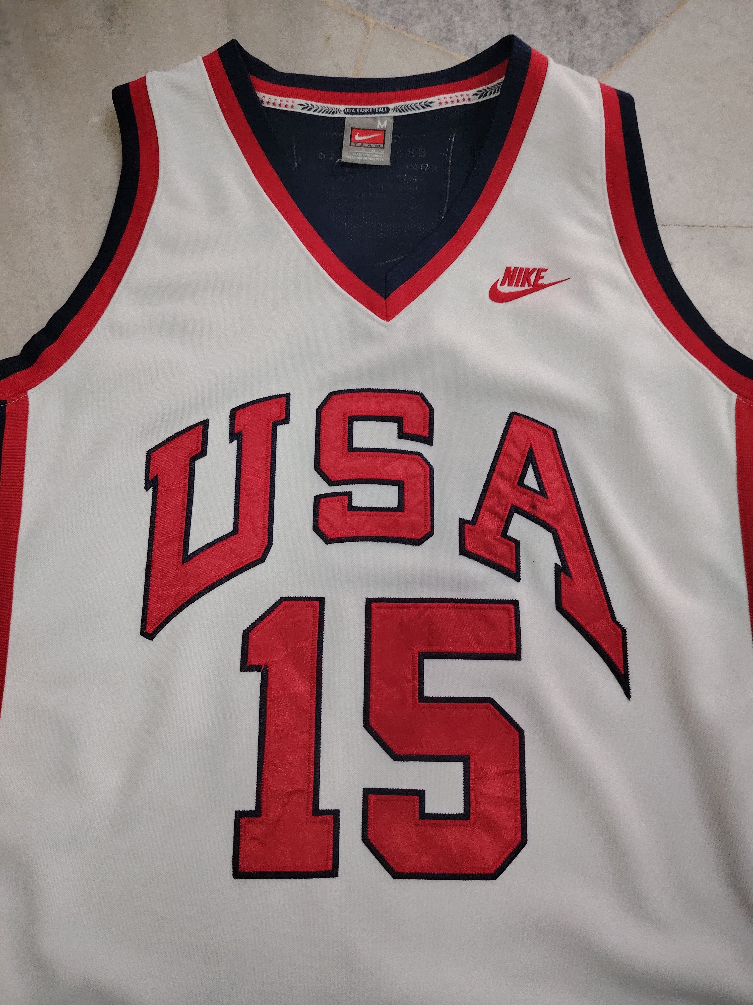 NBA Vintage Nike 1988 USA Olympics David Robinson Basketball NBA Size US M / EU 48-50 / 2 - 3 Thumbnail