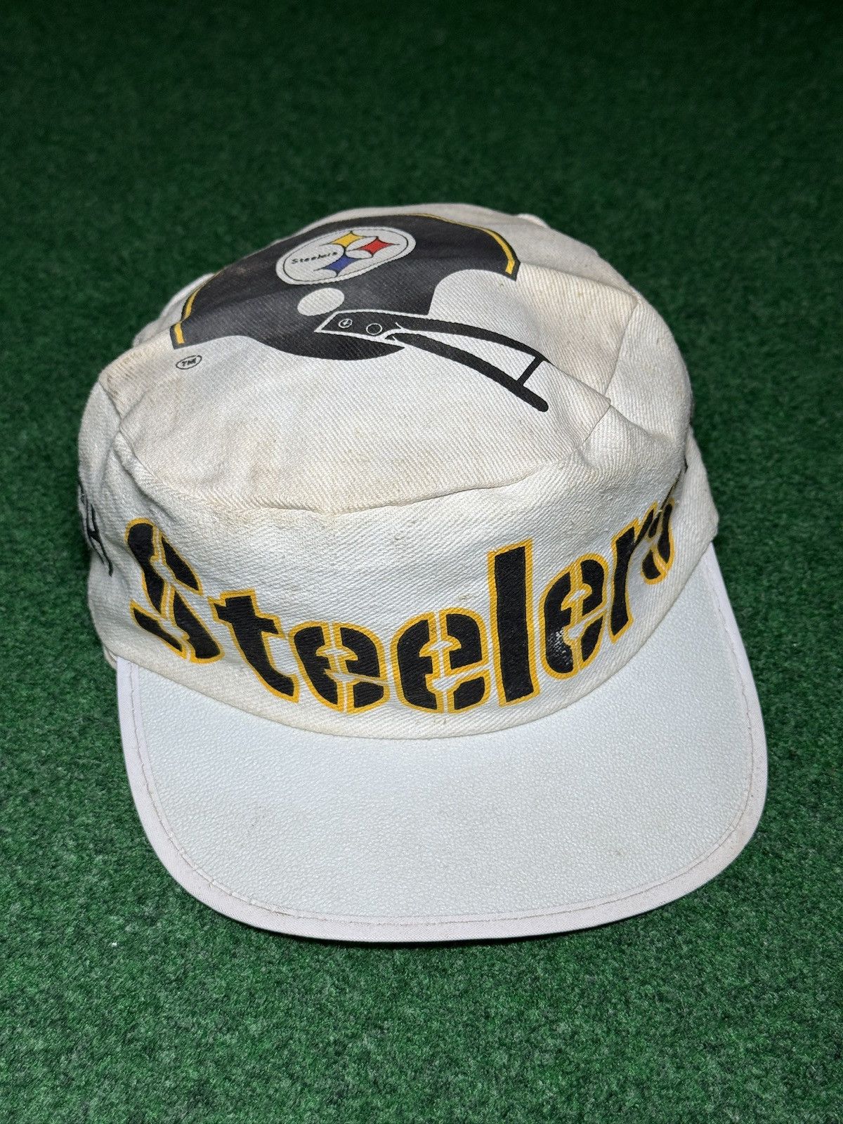 NFL Vintage 80s Pittsburgh Steelers Retro NFL Painters Cap Hat Size ONE SIZE - 2 Thumbnail