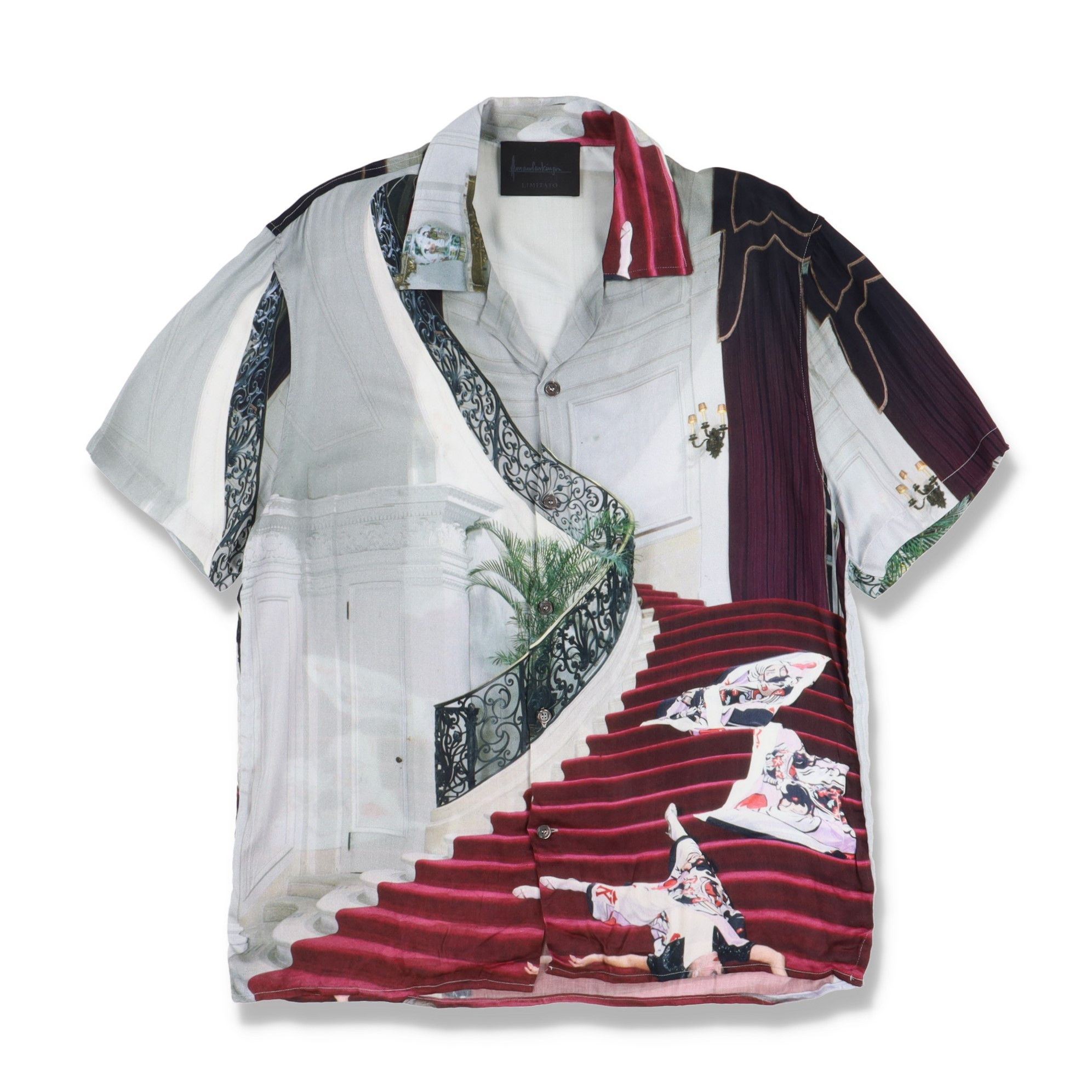 image of X Norman Parkinson Staircase Print Viscose Shirt, Men's (Size XL)