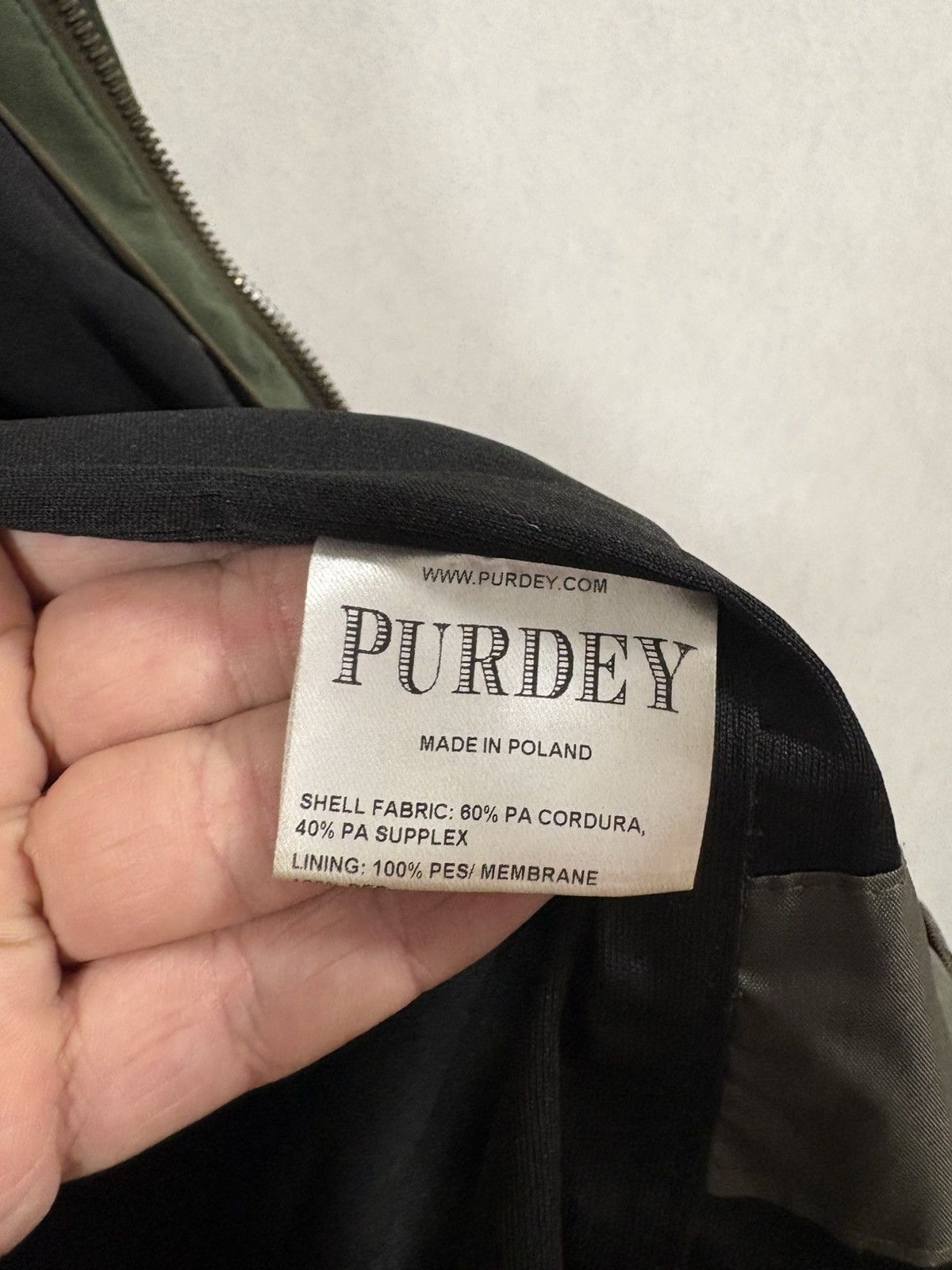 James Purdey & Sons Snipe Shell Hooded Shooting Coat Green