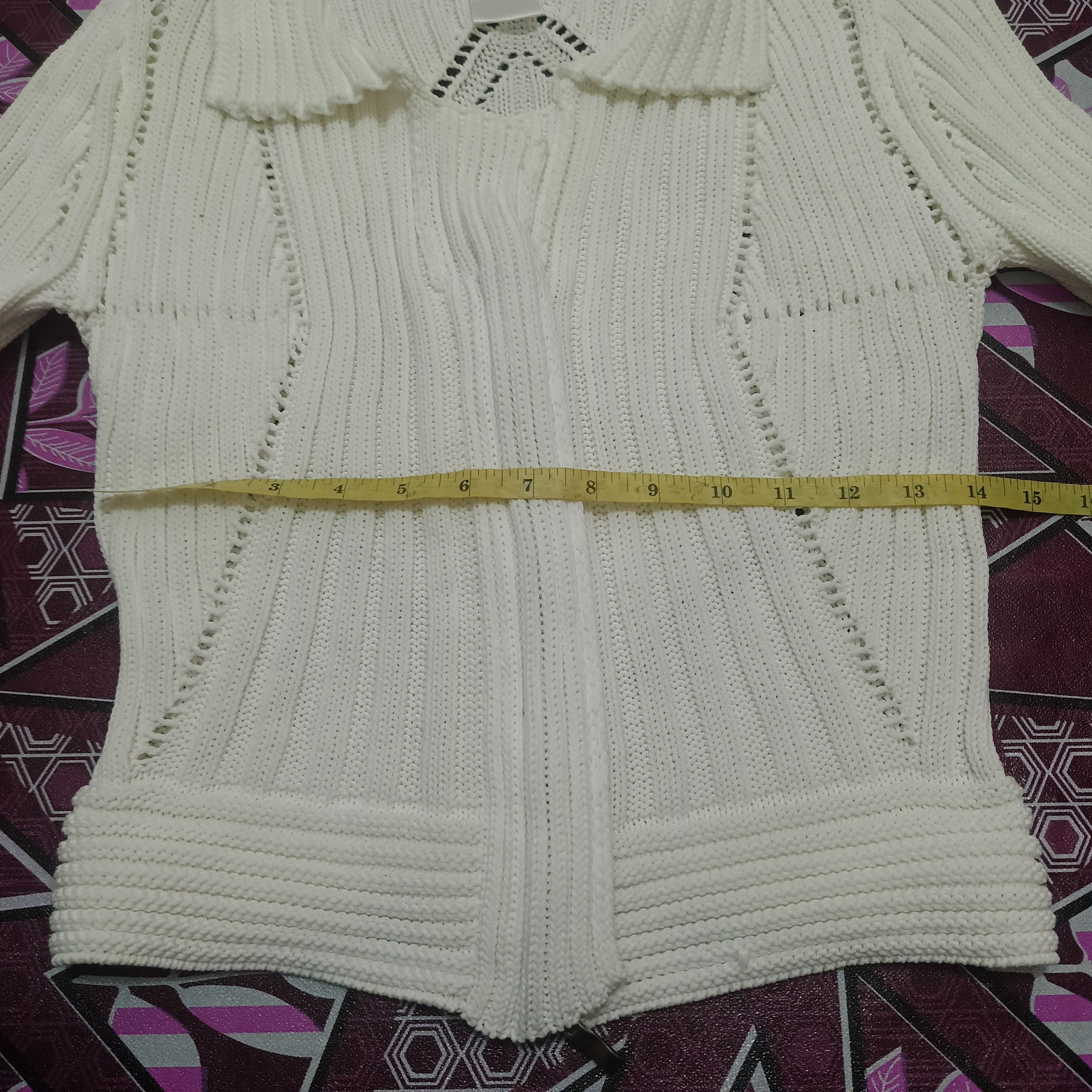 If Six Was Nine Rare Design Hiroko Koshino Mesh Jacket zipper Size XS / US 0-2 / IT 36-38 - 15 Thumbnail