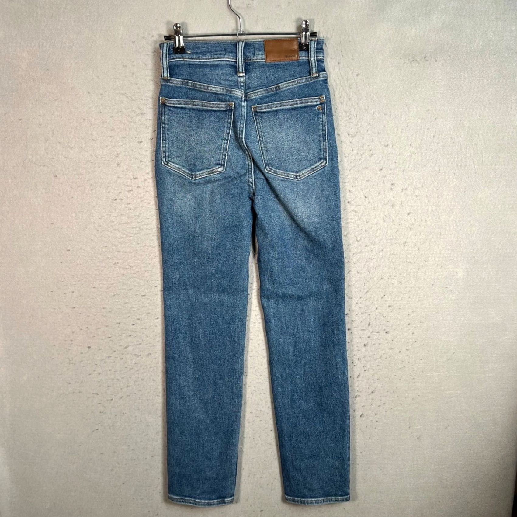 Madewell Madewell Womens Jeans Size 24 High-Rise Perfect Vintage Light Wash Denim Straight 5-Pocket Blue Cap Length 28in Womens Size 42" / US 20 - 2 Thumbnail