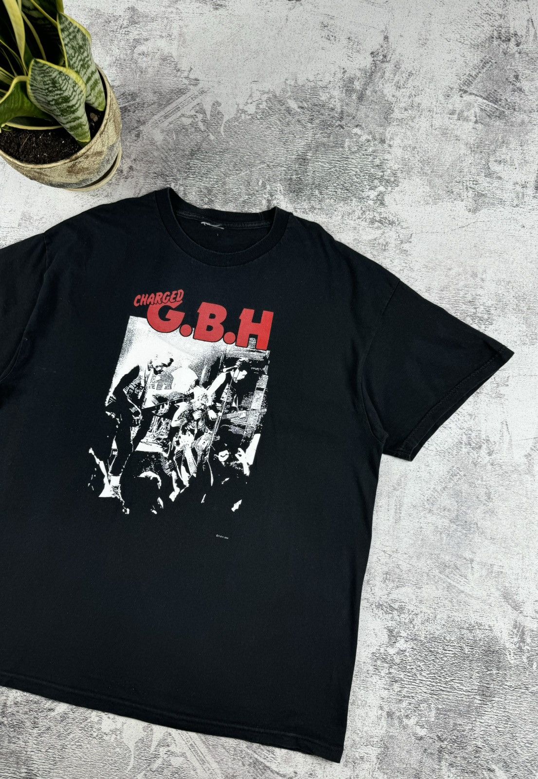Band Tees Charged G.B.H GBH 2006 00S Tour Faded Merch Band Tee T Shirt Size US L / EU 52-54 / 3 - 3 Thumbnail