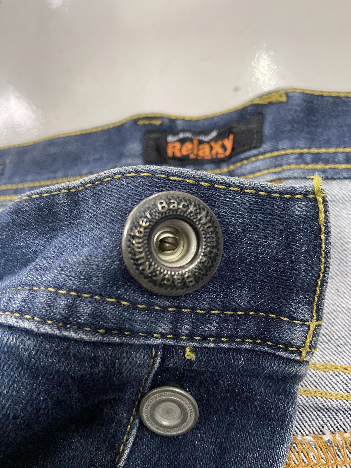 Japanese Brand BACK NUMBER RELAXY DENIM JEANS Size US 32 / EU 48 - 9 Thumbnail