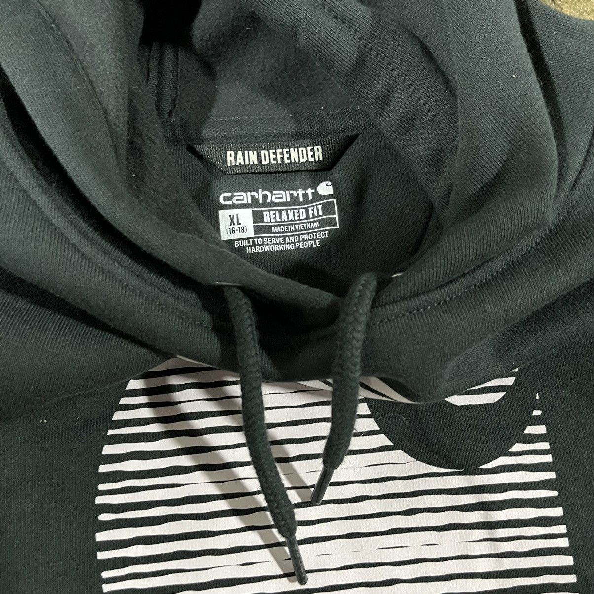Carhartt × Vintage Crazy Carhartt Workwear Skater Logo Hoodie Y2K Size XL Size US XL / EU 56 / 4 - 4 Thumbnail