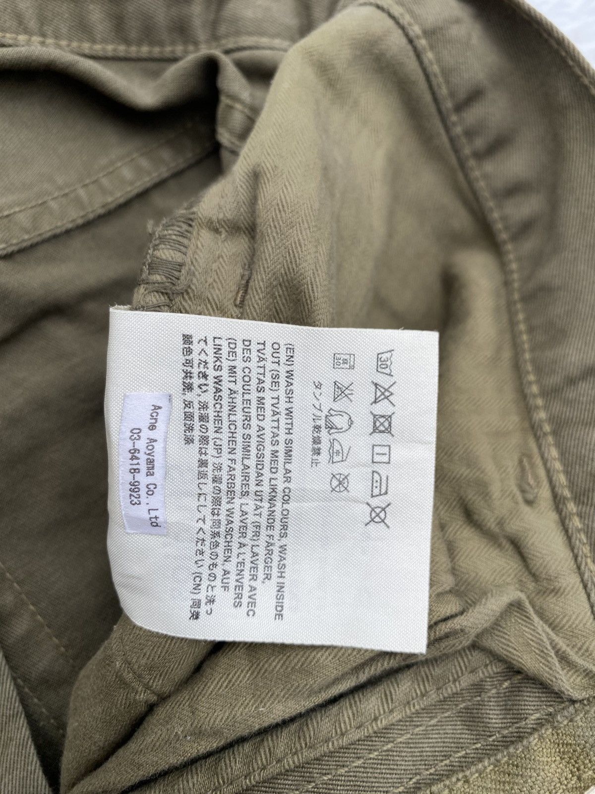 Acne Studios Rare Acne Studios Green Slack Pants Size US 29 - 14 Thumbnail