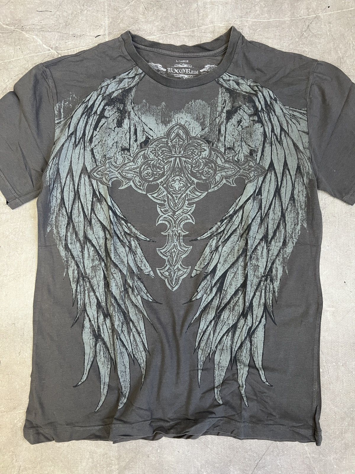 Affliction Vintage Graphic Print afflicition T Shirt Streetwear Y2K Size US L / EU 52-54 / 3 - 2 Thumbnail