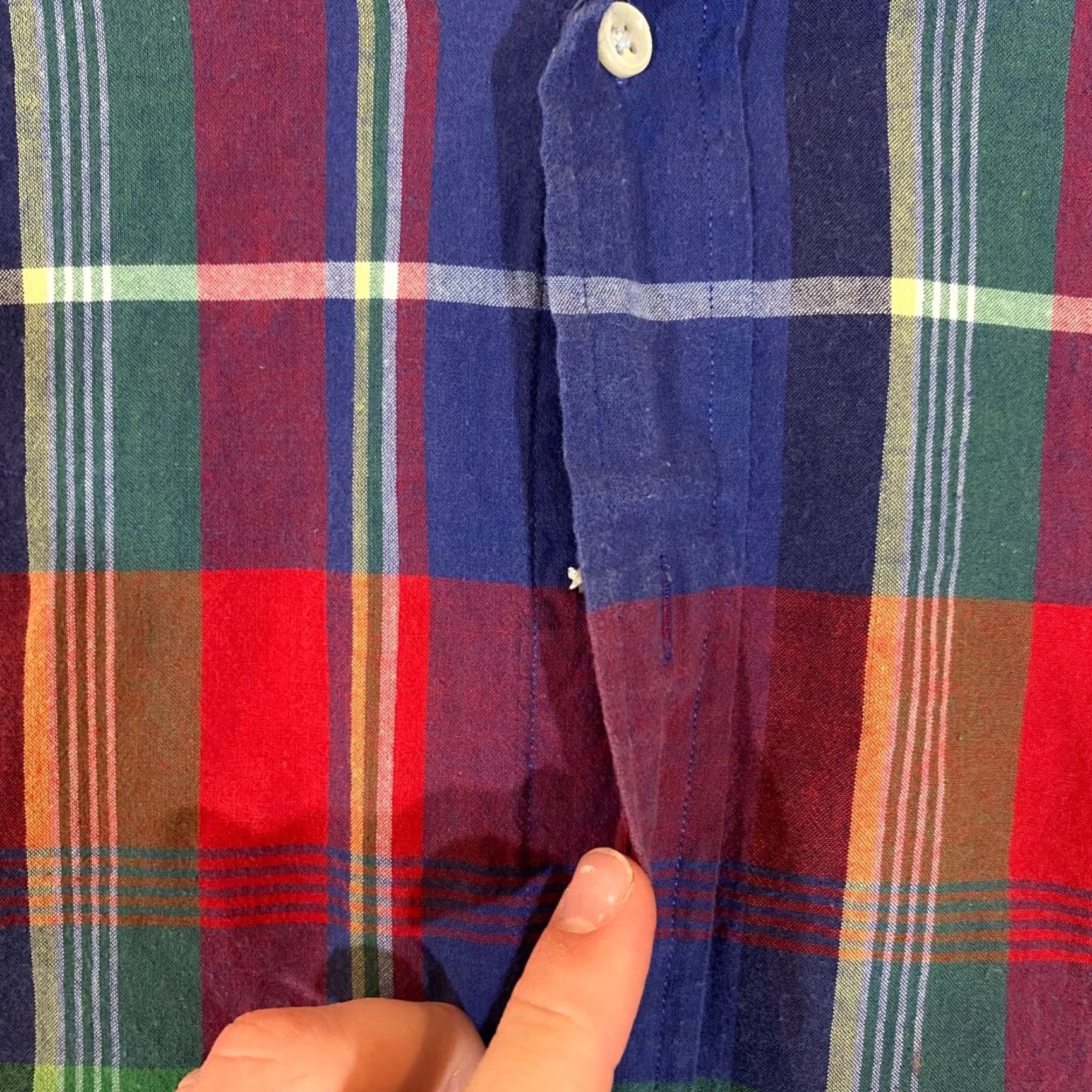Ralph Lauren Ralph Lauren Blake Shirt Mens Medium Multicolor Plaid Button Down S/S Preppy Size US M / EU 48-50 / 2 - 4 Thumbnail