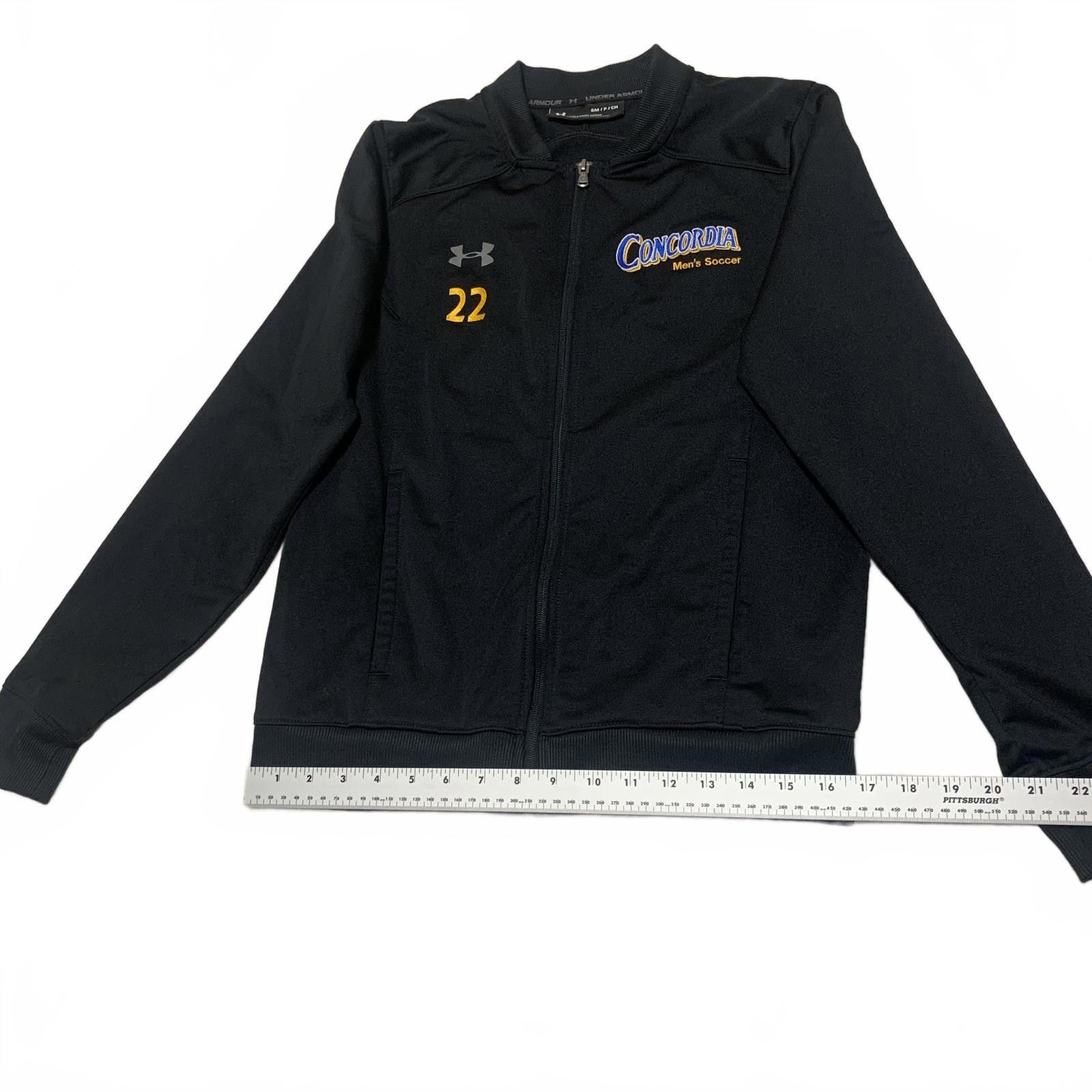 Under Armour Under Armour Concordia Men's Small Black Varsity Jacket Size US S / EU 44-46 / 1 - 5 Thumbnail