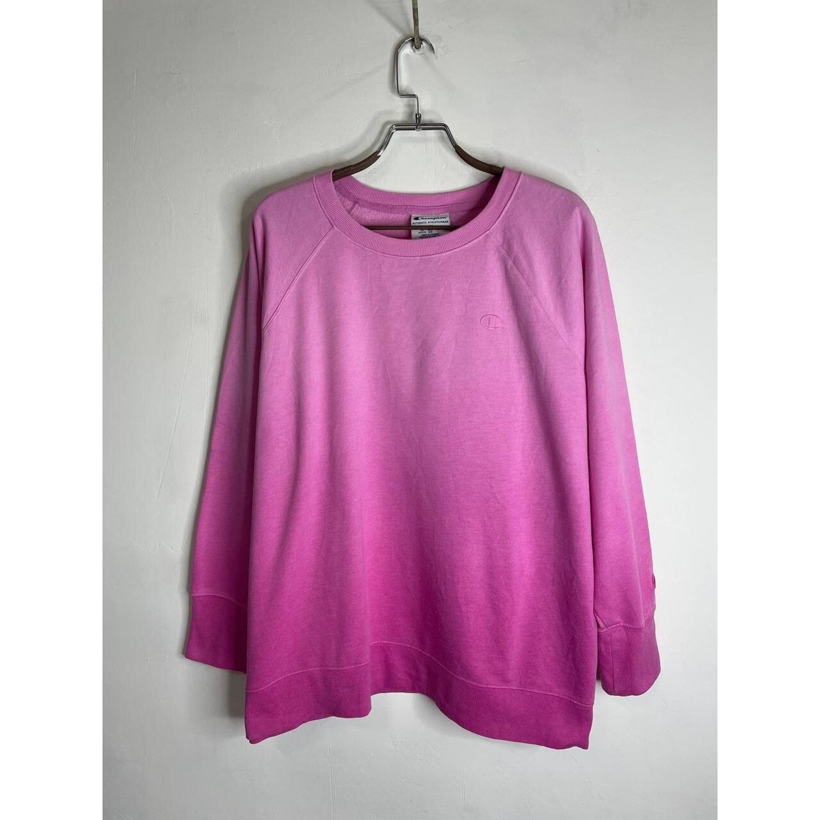 Champion Vintage Champion 2X Pink Sweatshirt Fleece Crewneck Pullover Size US XXL / EU 58 / 5 - 1 Thumbnail