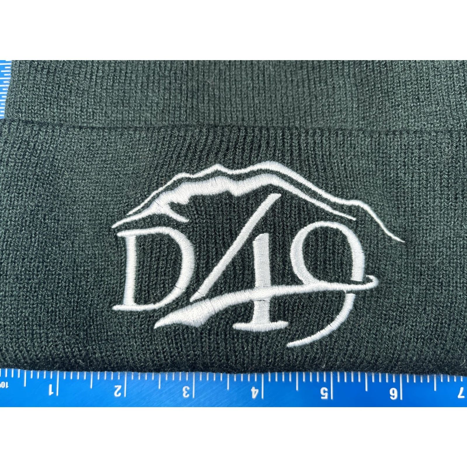 Port & Company Port & Company Hat Beanie Mens One Size Green Knit D49 Logo Stretch Winter Size ONE SIZE - 2 Thumbnail