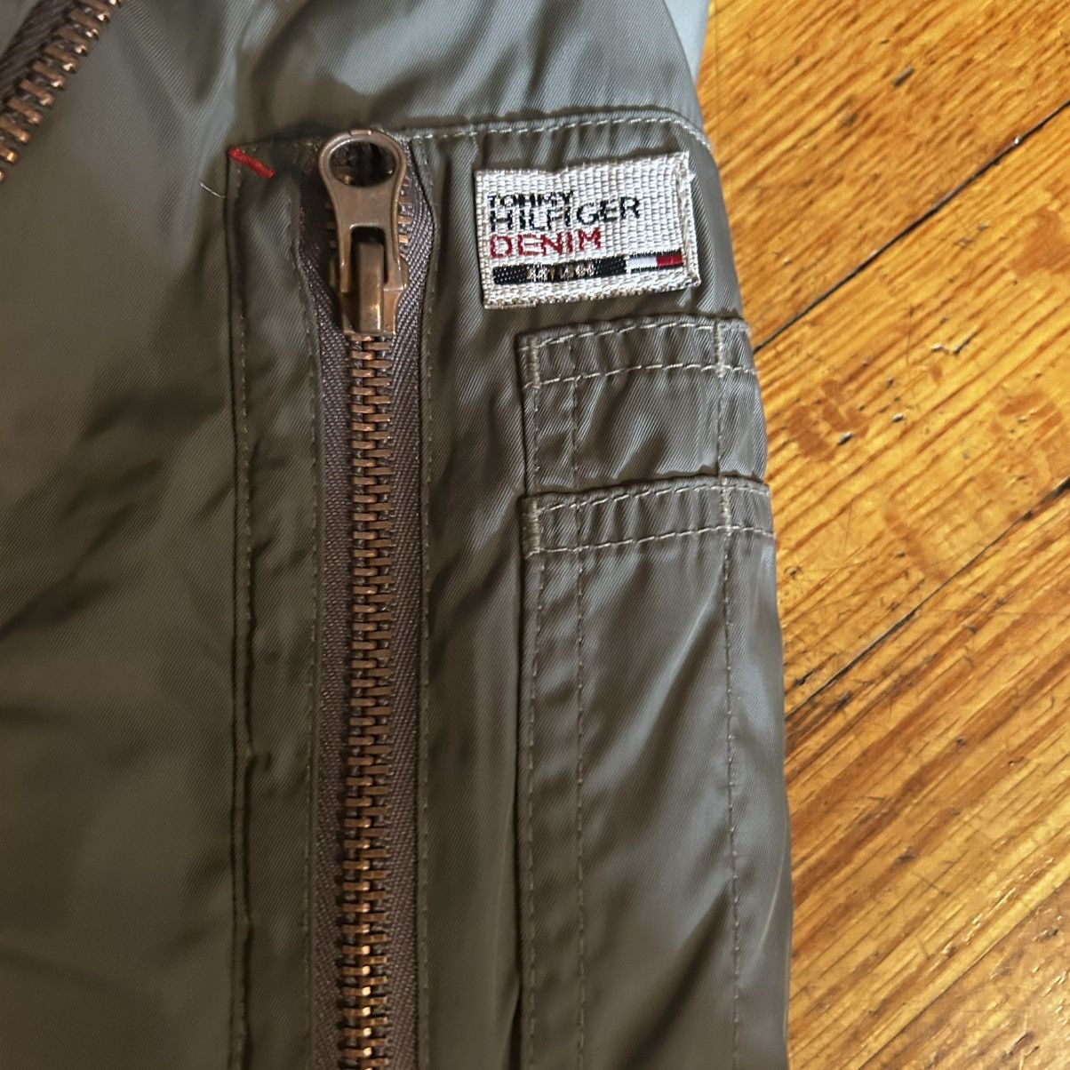 Tommy Hilfiger × Tommy Jeans × Vintage Vintage Tommy Hilfiger Padded Bomber Jacket Size US XL / EU 56 / 4 - 6 Thumbnail