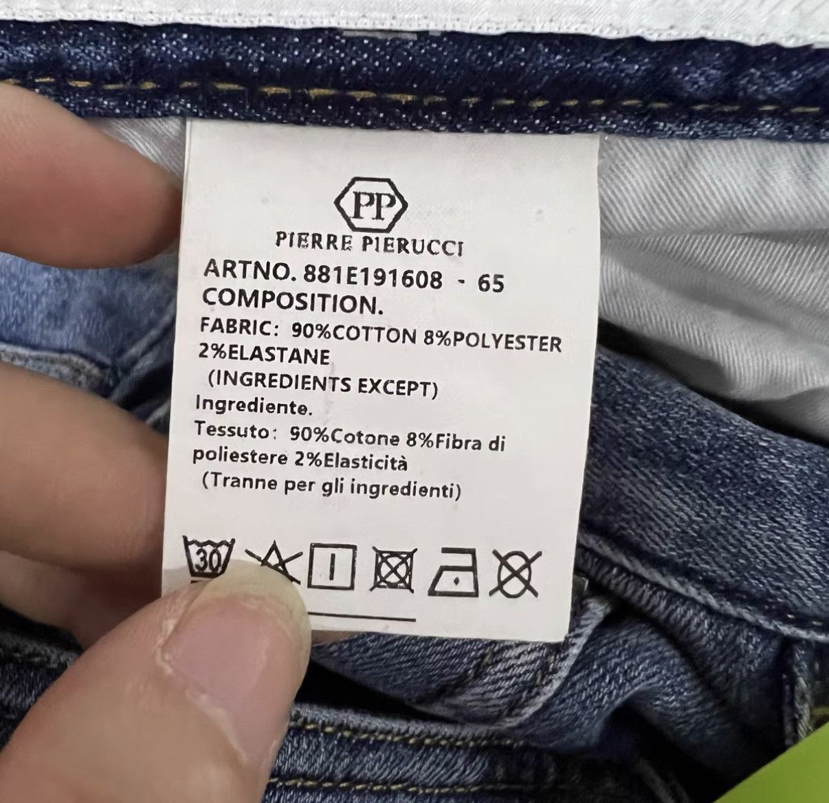Philipp Plein PHILIPP PLEIN Blue Washed Skull Jeans J41 Size 24" / US 00 / IT 34 - 4 Thumbnail