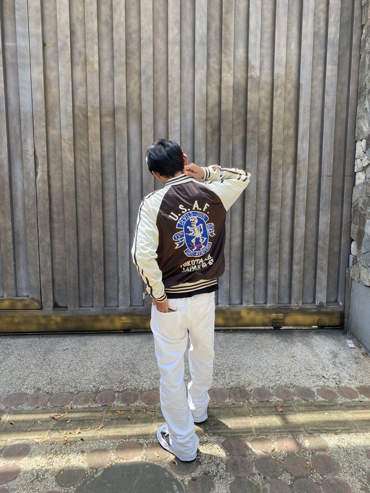 Japanese Brand Vintage souvenir jacket 13th bomb devils-own yokota japan Size US M / EU 48-50 / 2 - 8 Thumbnail