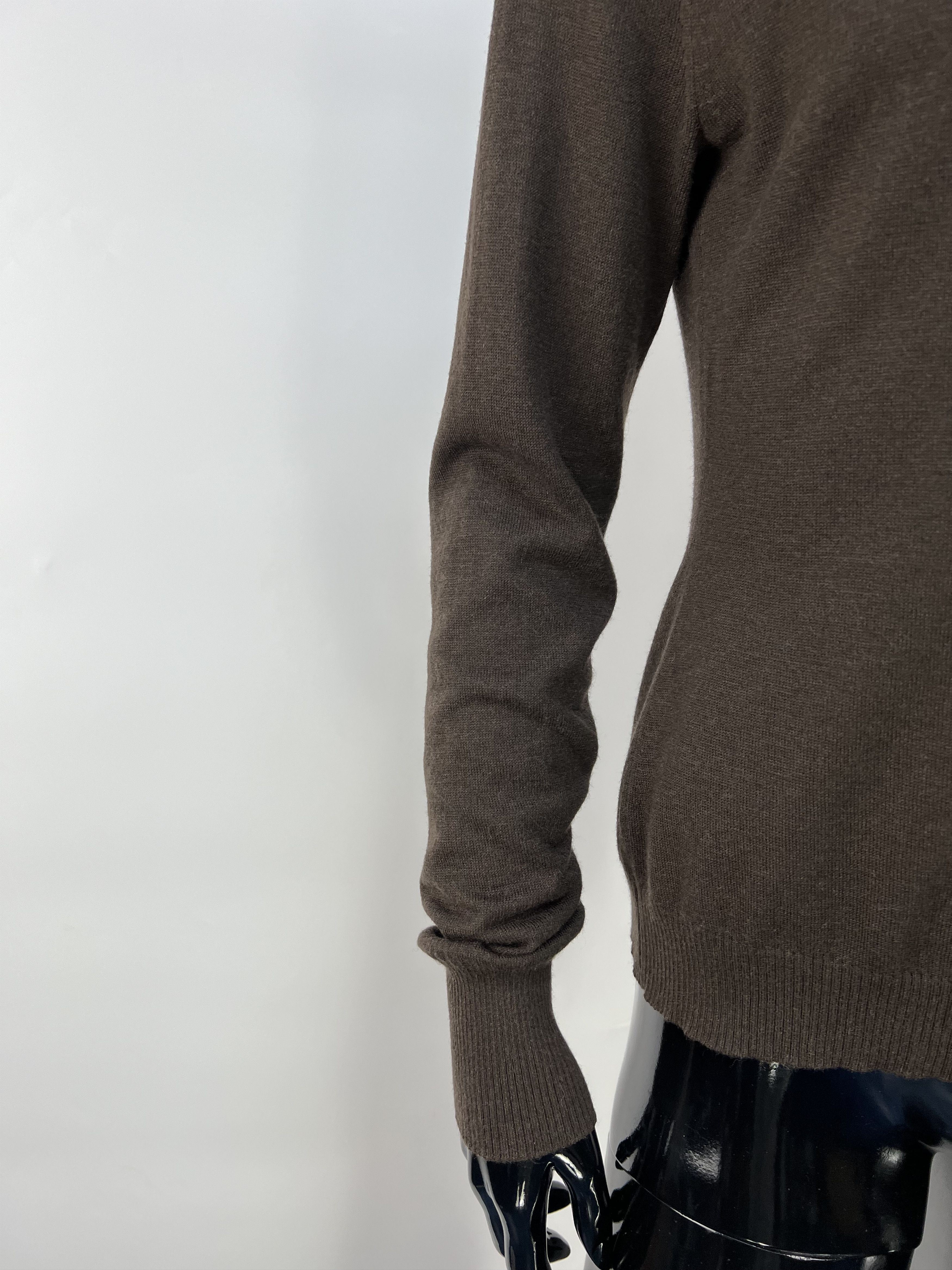 Escada Escada Brown Wool Silk Cashmere Turtleneck Sweater Size S Size S / US 4 / IT 40 - 6 Thumbnail