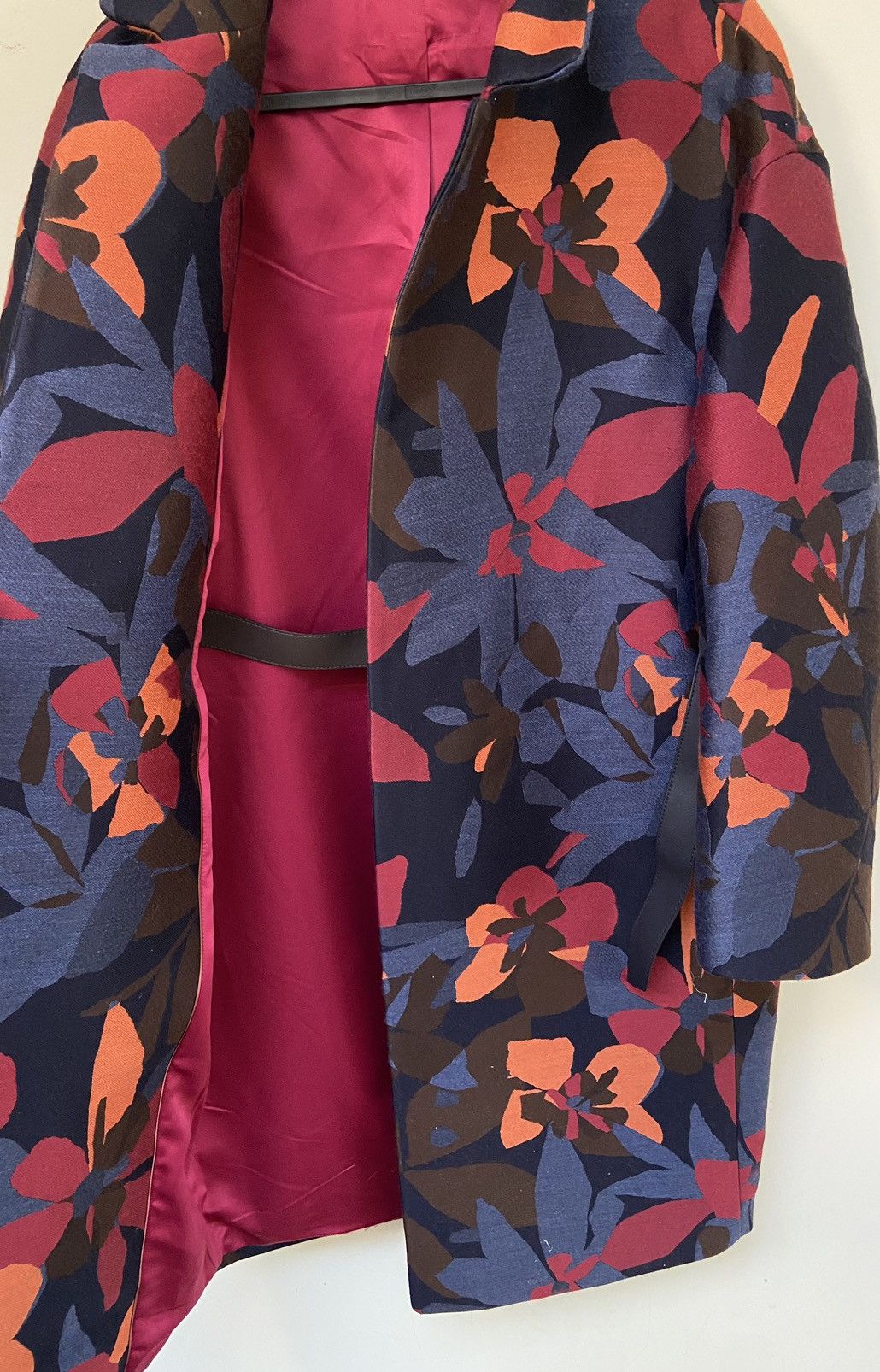 Loro Piana Loro Piana Floral print Wool Silk Coat Size S / US 4 / IT 40 - 9 Thumbnail