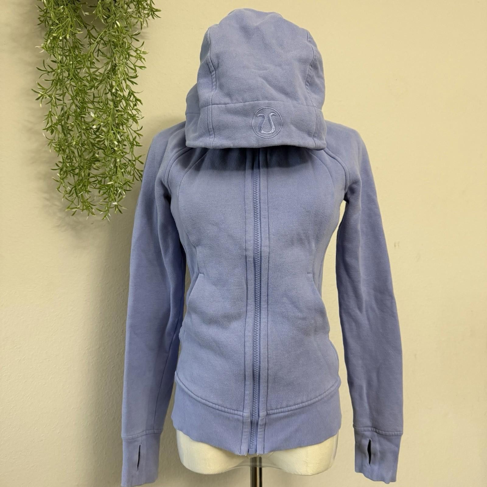 Lululemon Lululemon Scuba Lavander Hoodie Size 2 Size XS / US 0-2 / IT 36-38 - 4 Thumbnail
