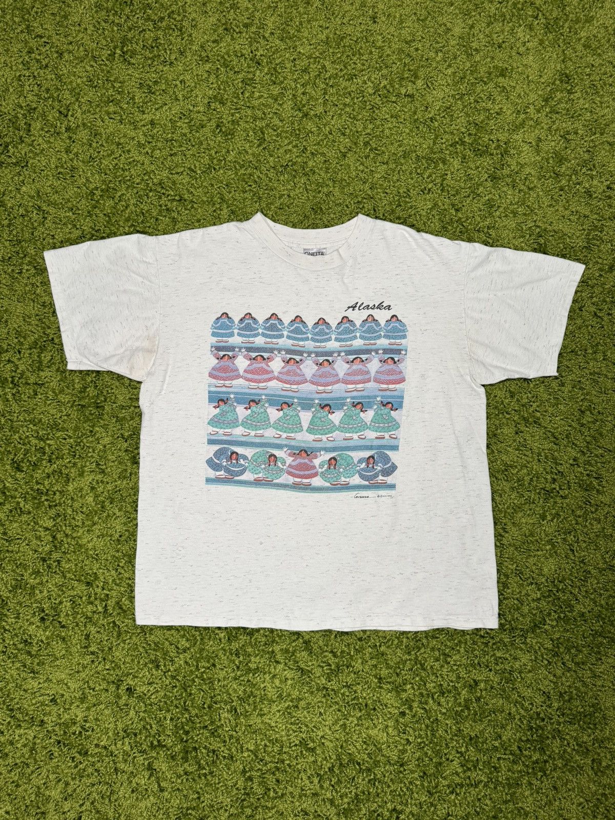 Vintage 1992 Alaska Graphic Tee Size US XL / EU 56 / 4 - 1 Thumbnail