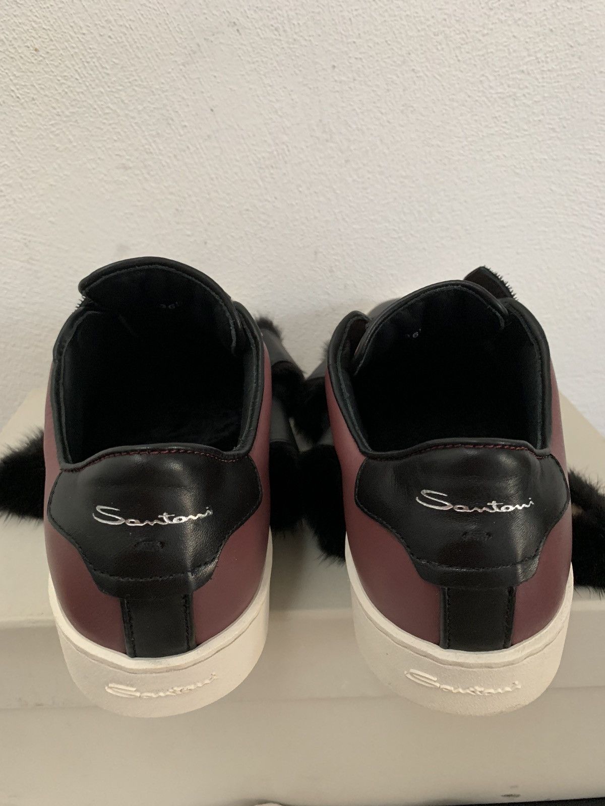 Santoni Santoni Sneakers Leather/Fur sneakers Size US 6.5 / IT 36.5 - 10 Thumbnail