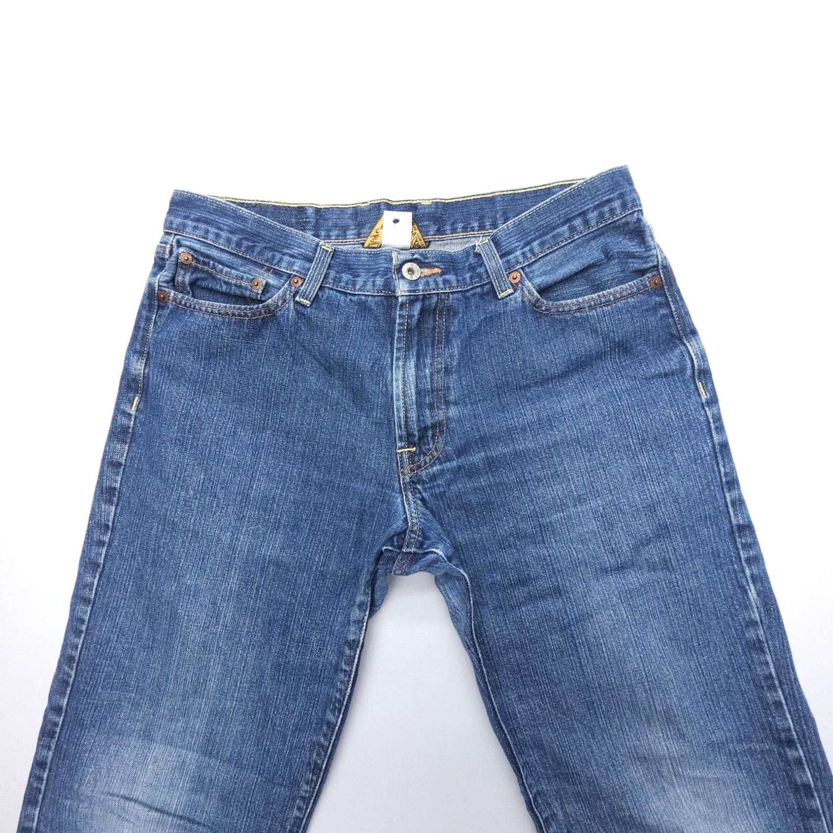Lucky Brand Lucky Brand Vintage Jeans Mens 33 x 30 Dark Wash Straight 5-Pocket Denim Blue Computer Size US 33 - 5 Thumbnail