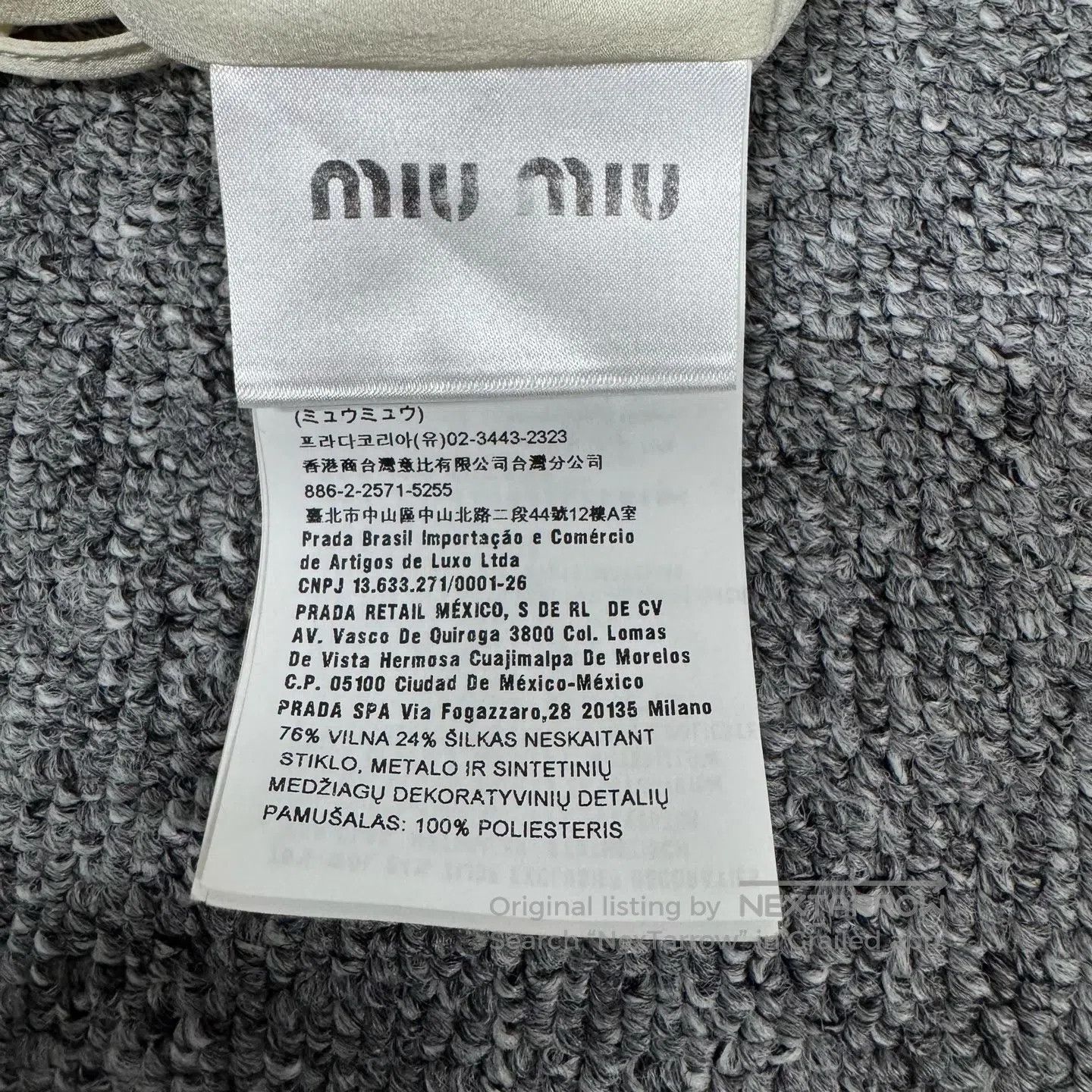 Miu Miu miu miu Hand-crafted drill-cut backless dress with suspend Size M / US 6-8 / IT 42-44 - 6 Thumbnail