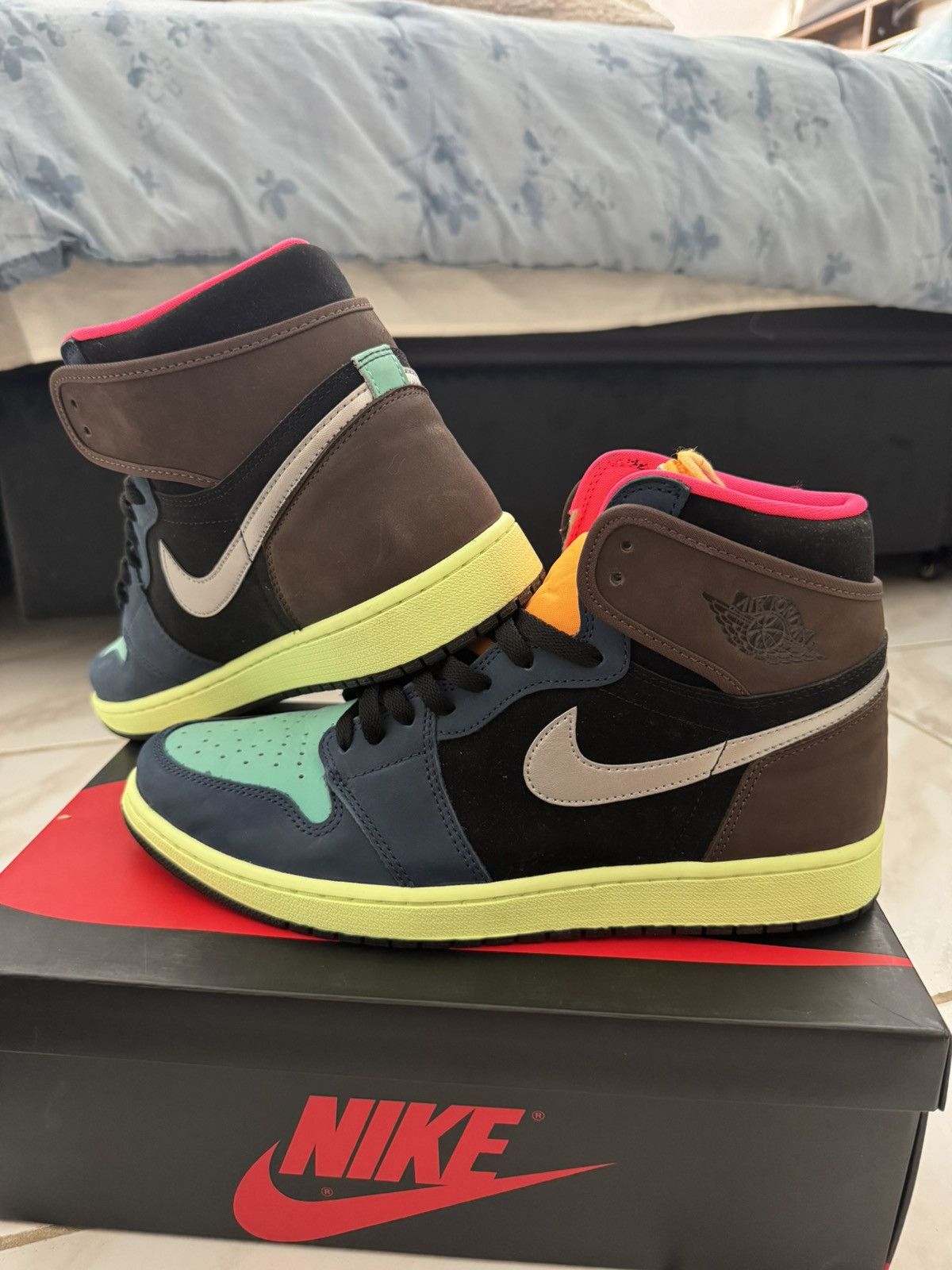 Jordan Brand Jordan 1 Tokyo Bio Hack Size 12 Worn 1x OG Box Size US 12 / EU 45 - 1 Thumbnail