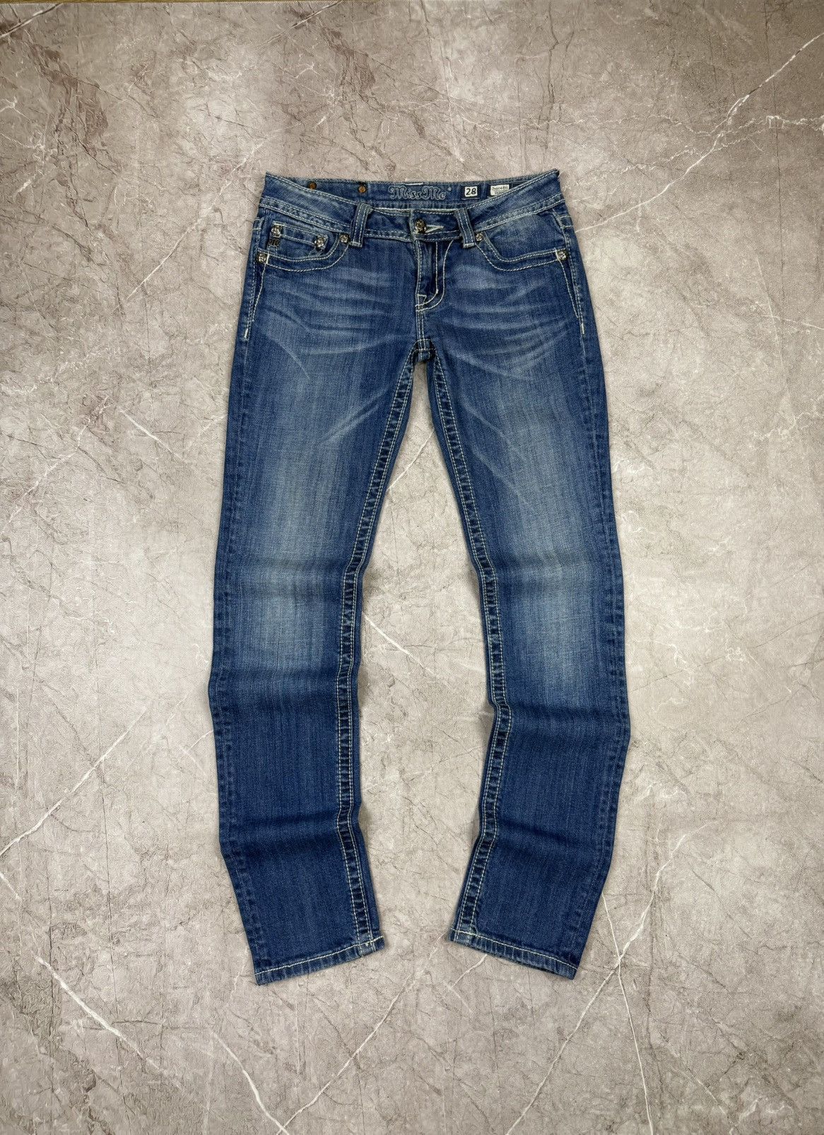 Miss Me Miss Me Skinny Jeans Y2k Japanese Size 28 Size 28" / US 6 / IT 42 - 2 Thumbnail