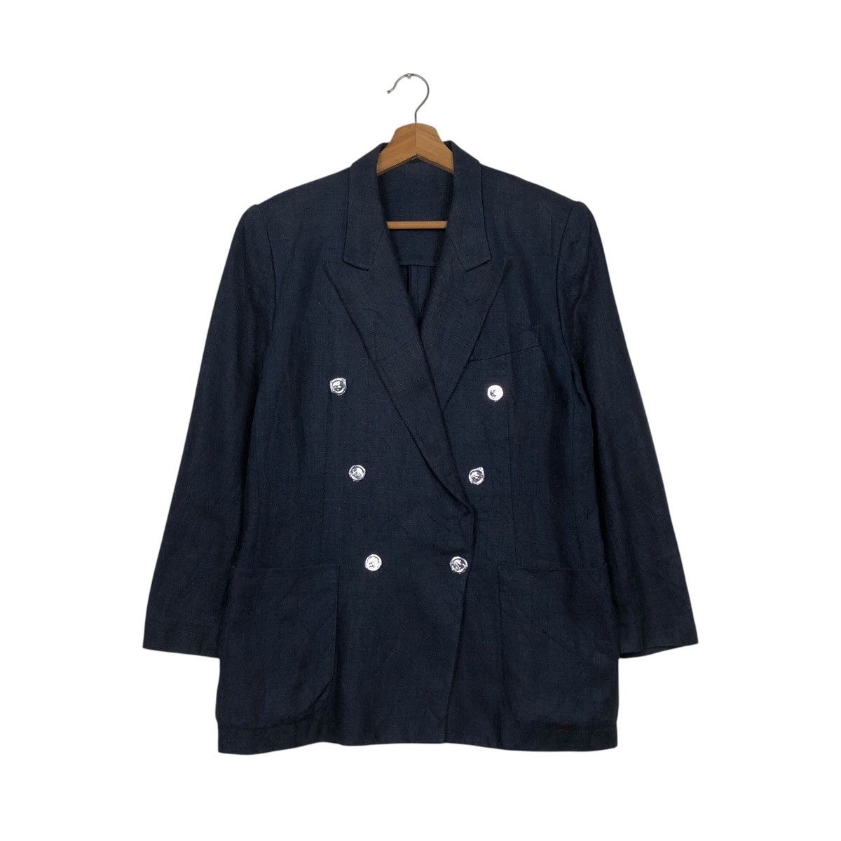 Burberry 📌Vintage Chore Jacket Burberrys Multi Pcoket Double Breast Size US M / EU 48-50 / 2 - 2 Thumbnail