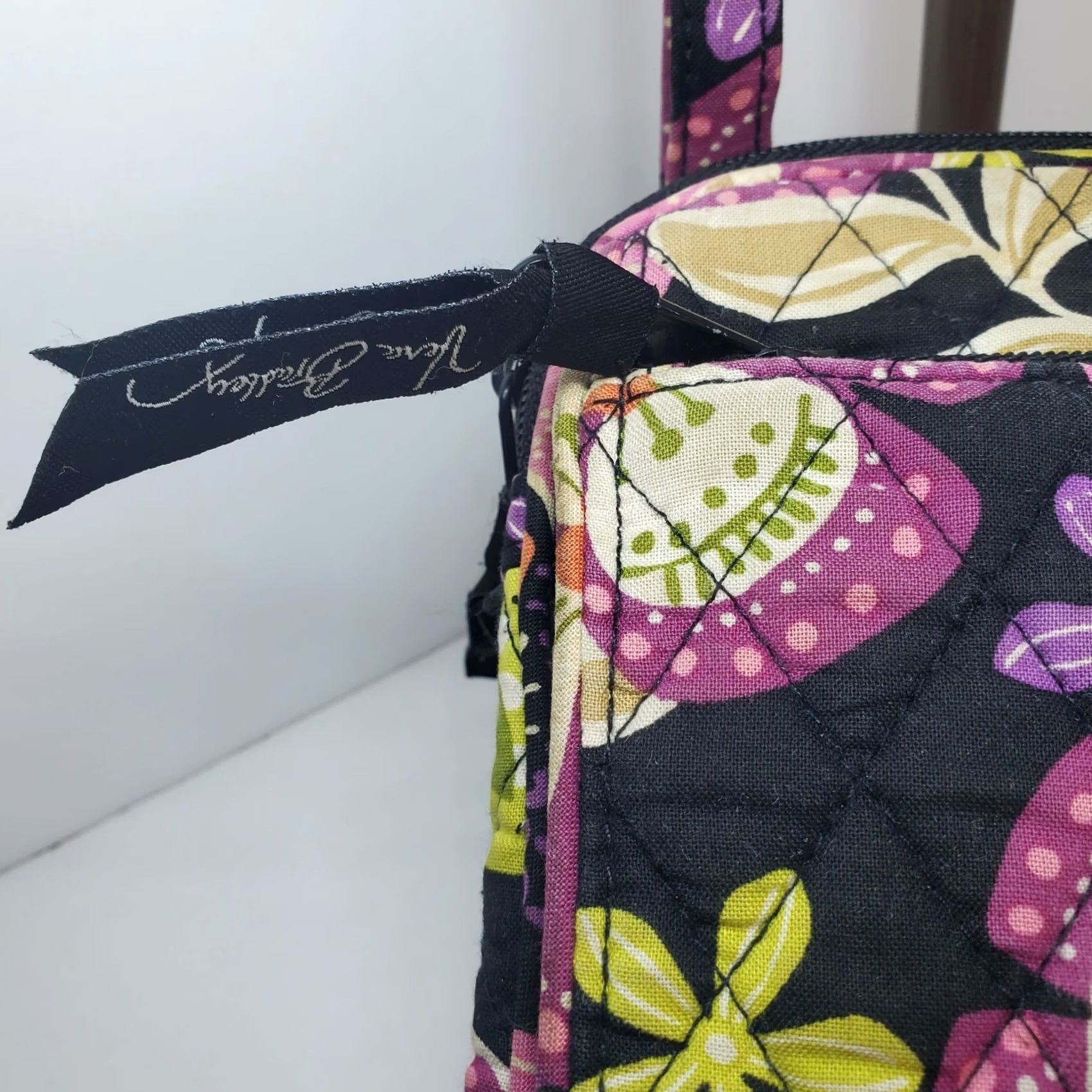 Vera Bradley VINTAGE Vera Bradley Purse Womens Mini Retired Pirouette Pink Hipster Crossbody Shoulder Bag Size ONE SIZE - 3 Thumbnail