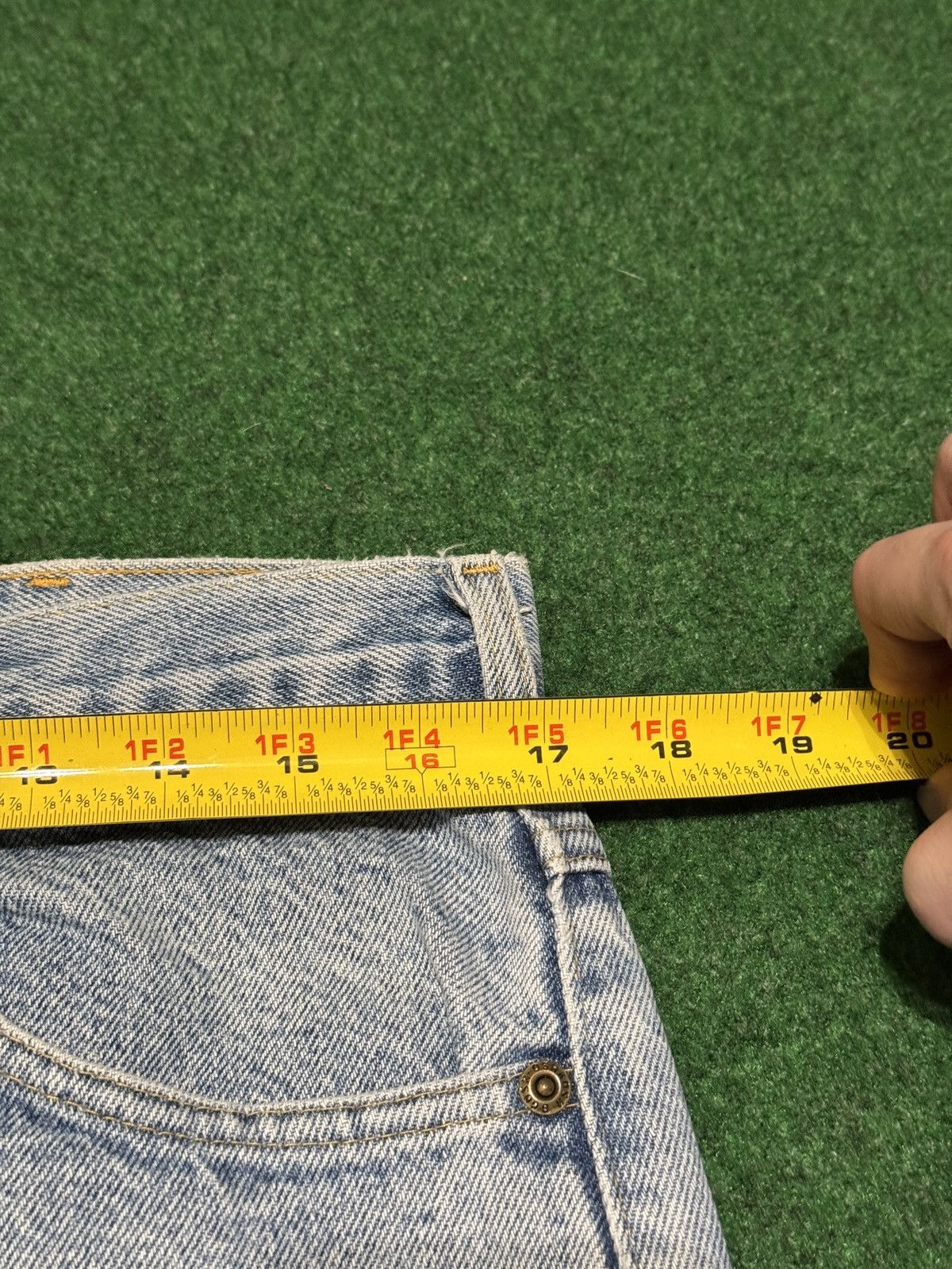 Oshkosh Vintage OshKosh Light Wash 34x28 Talon Straight Denim Jeans Size US 34 / EU 50 - 7 Thumbnail